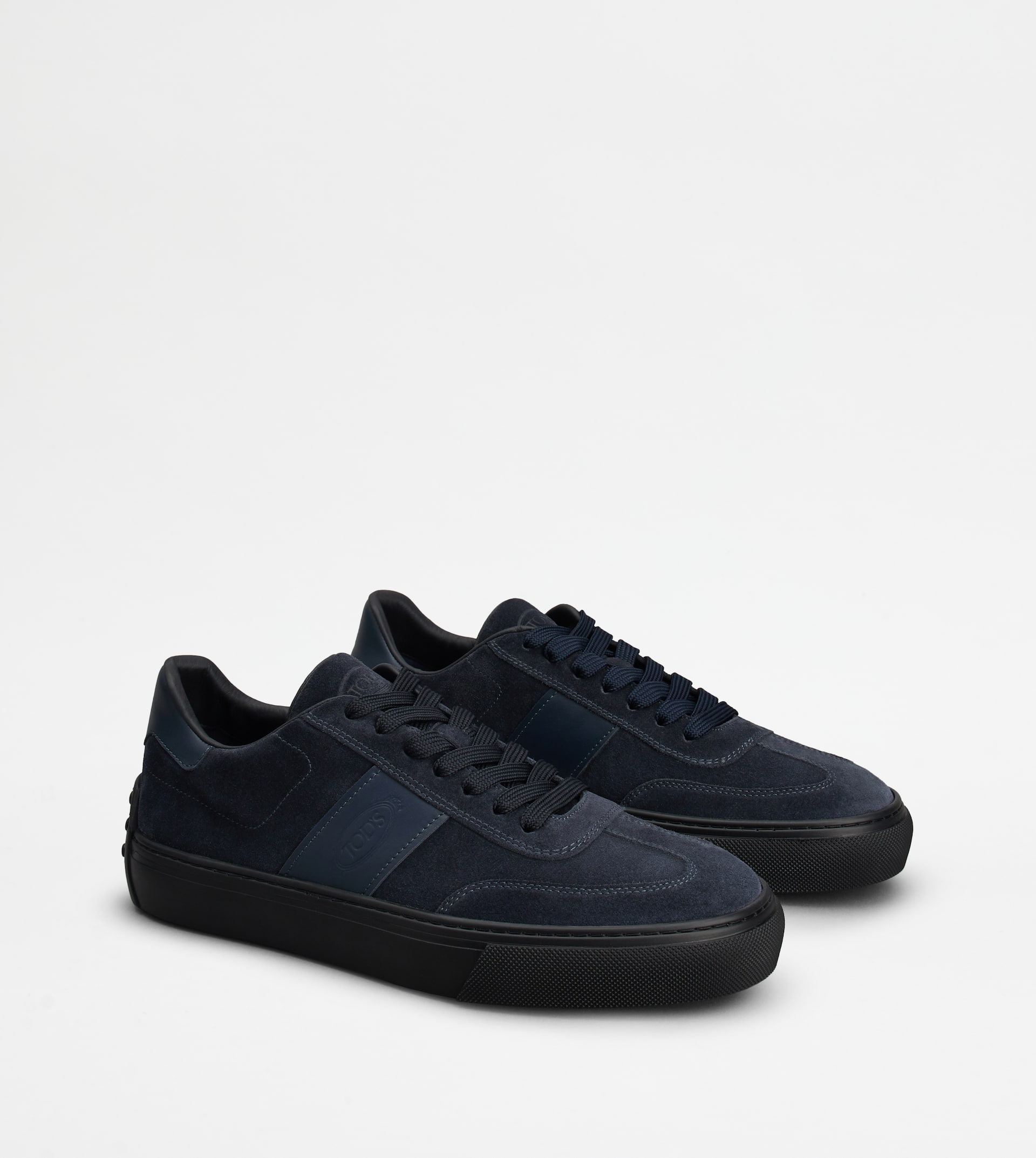 TOD'S SNEAKERS IN SUEDE - BLUE - 2