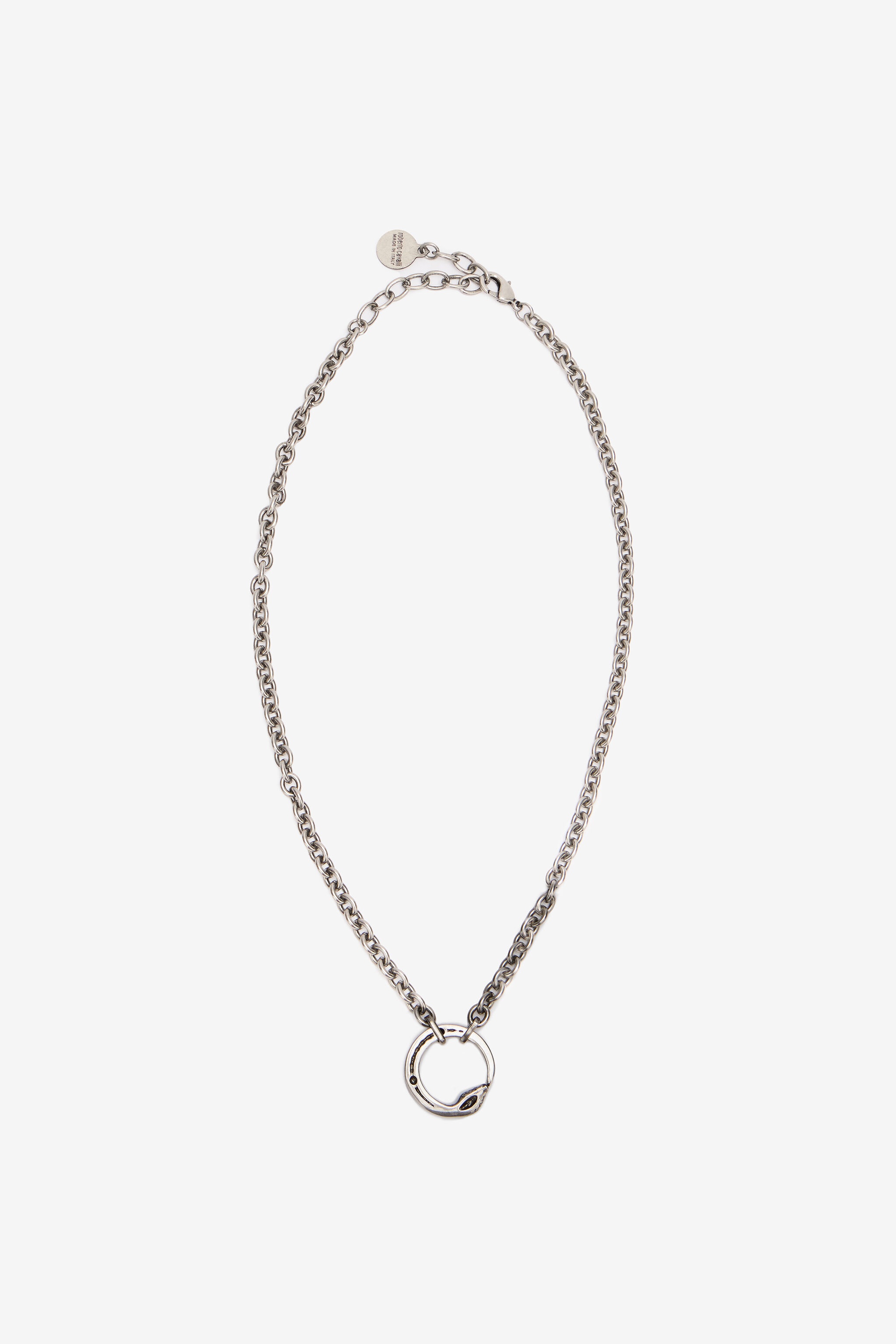 Chain Necklace With Snake - 3
