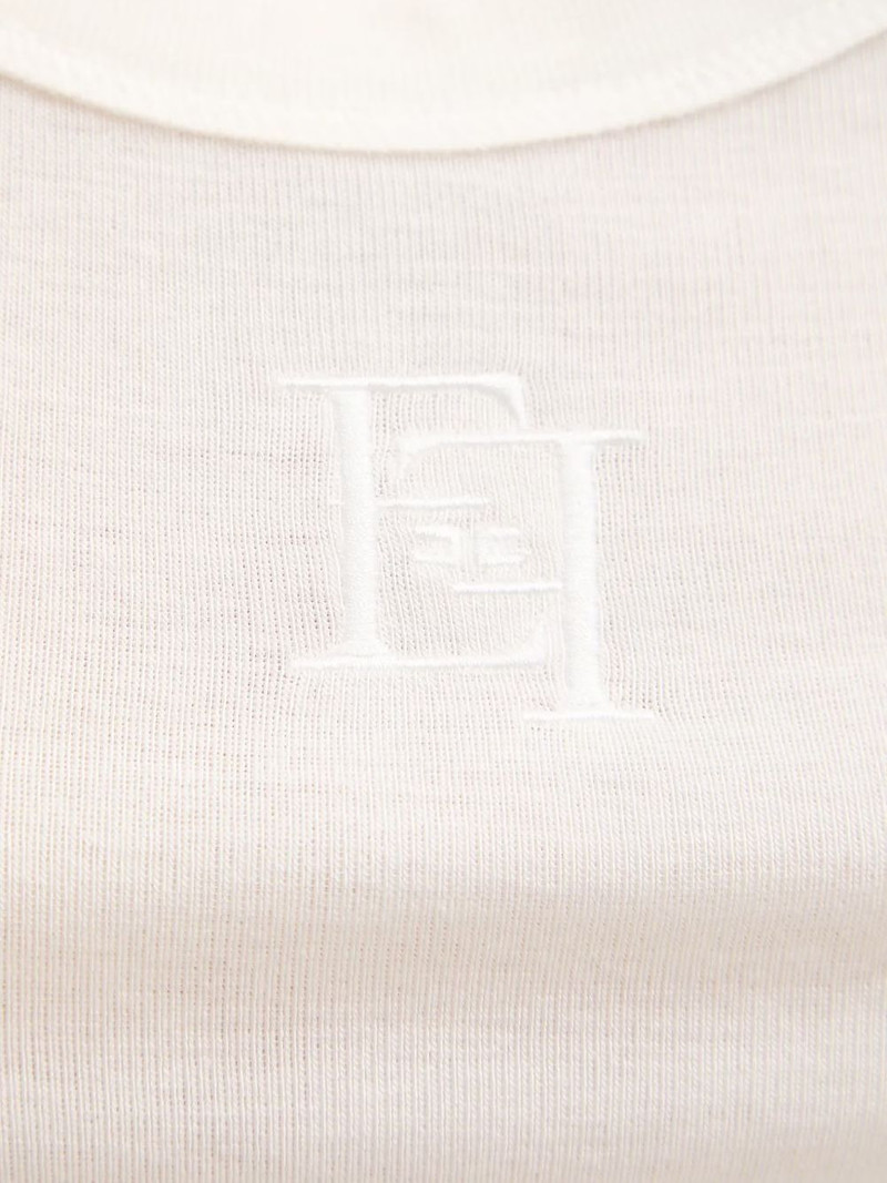 logo-embroidered tank top 3