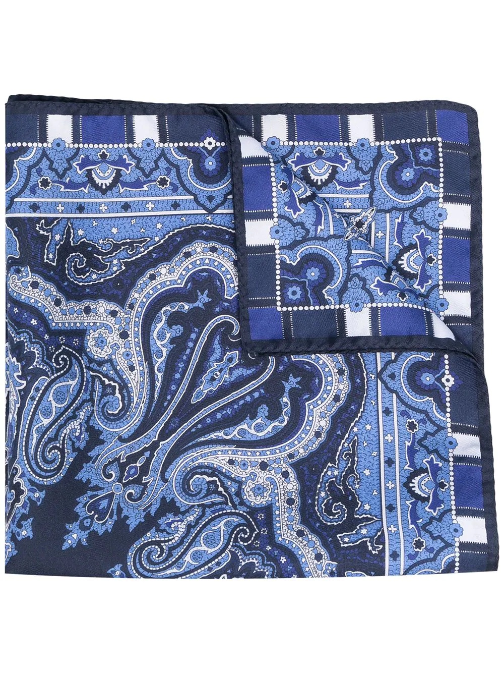 paisley-print pocket square - 1