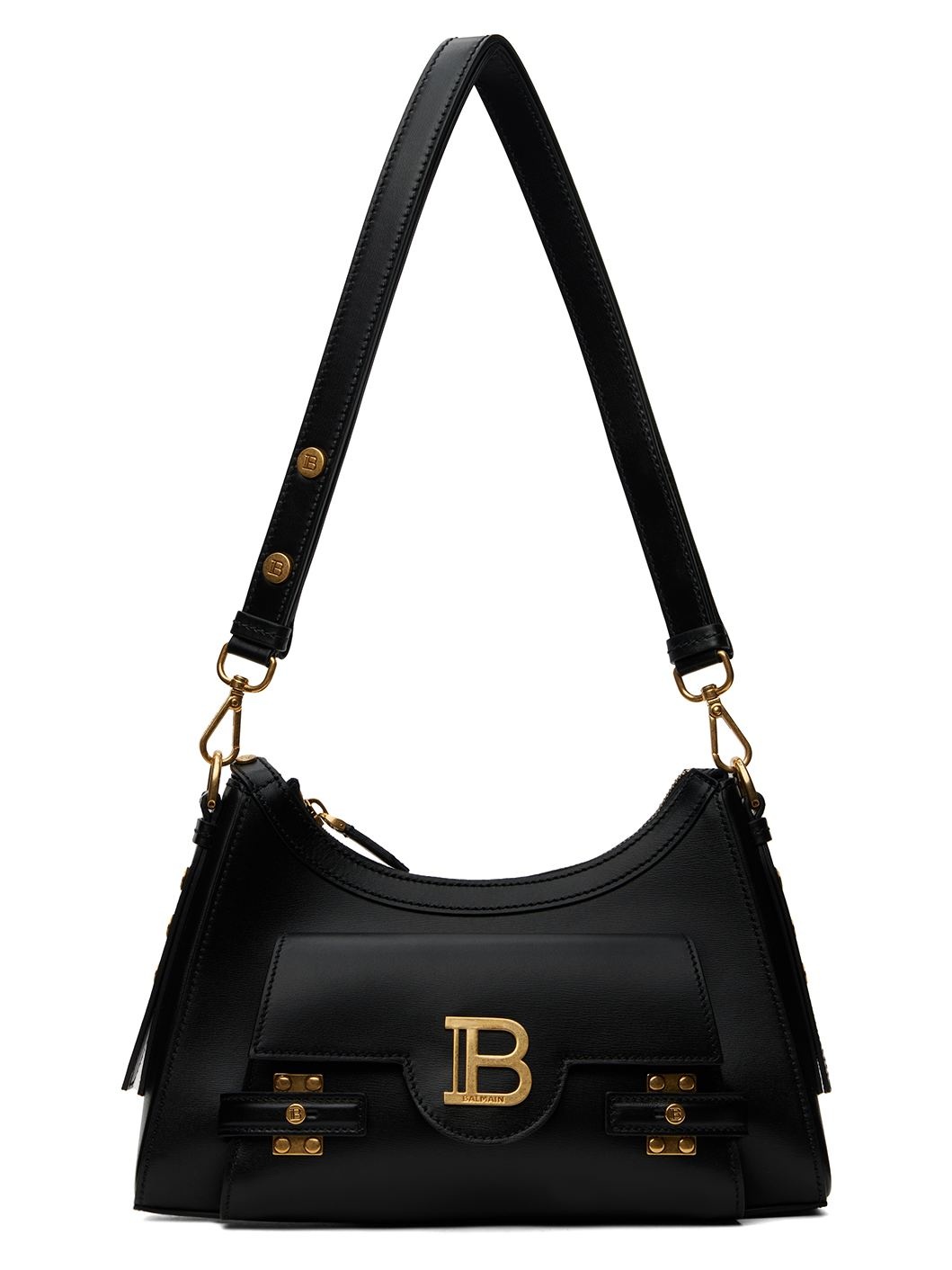 Black Calfskin B-Buzz Bag - 1