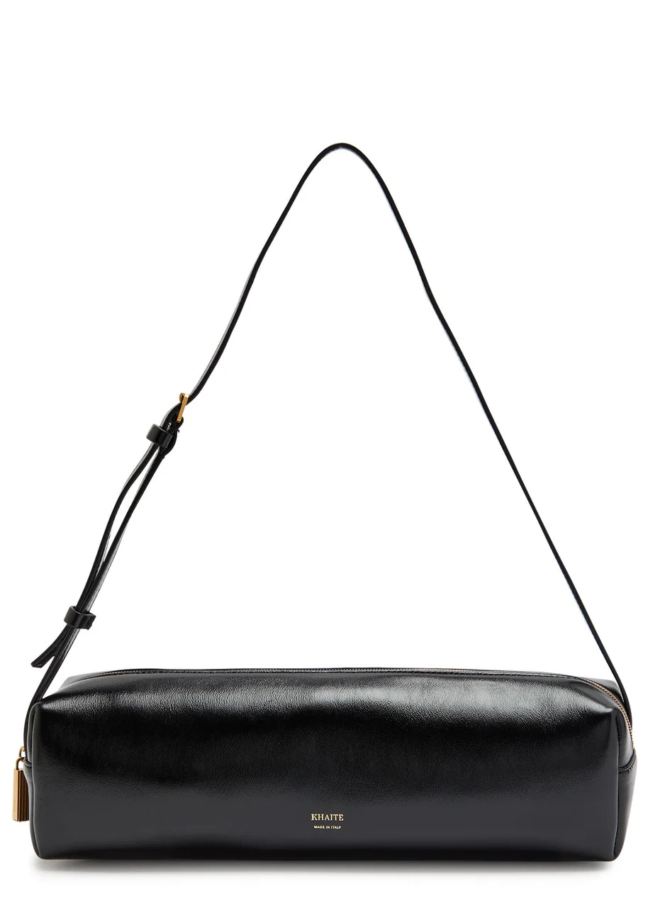 Khaite Kye Glossed Leather Shoulder bag - 1