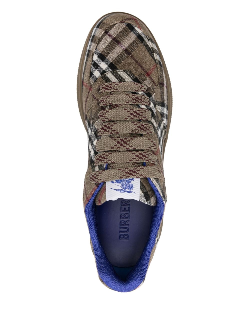 checked sneakers - 4