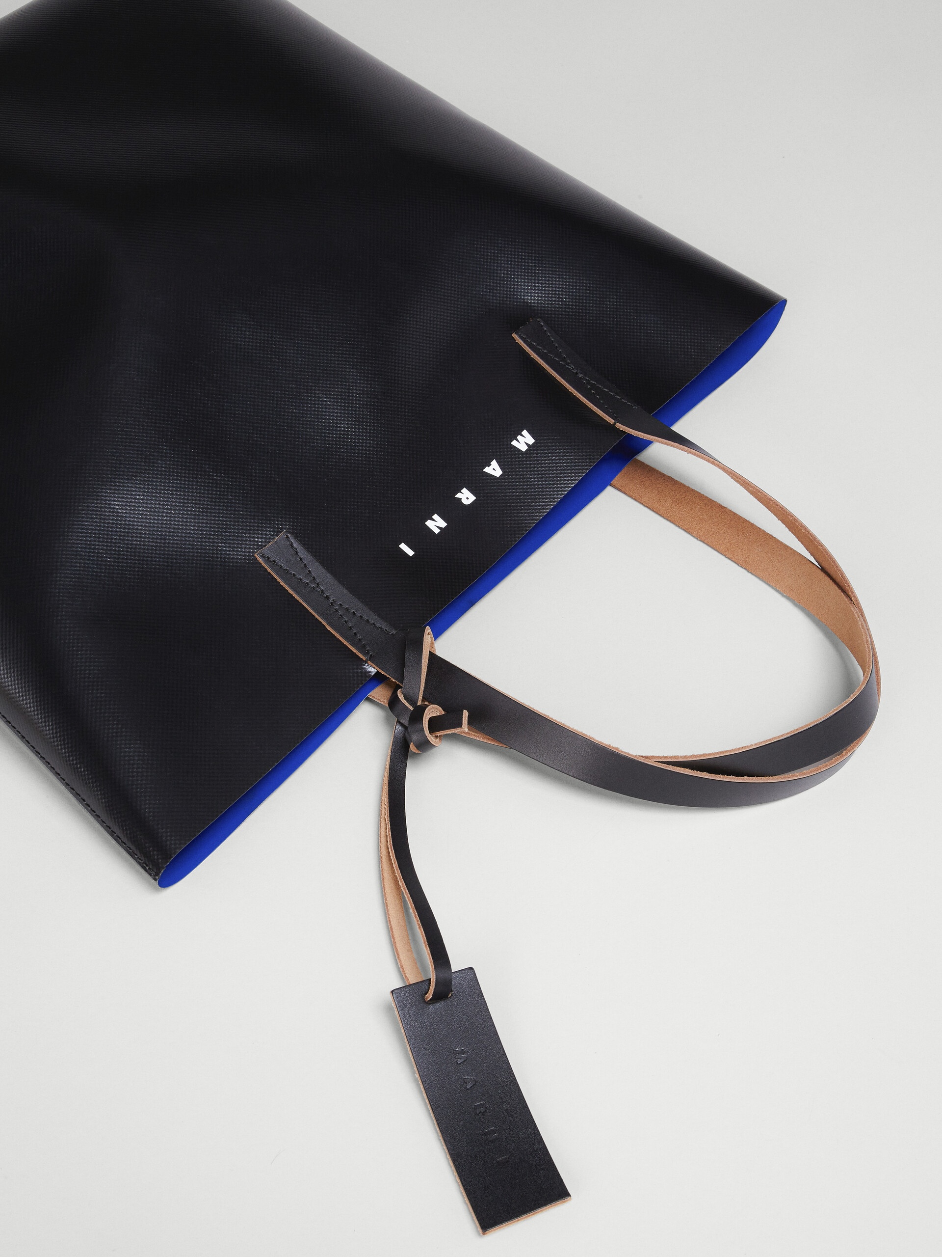 BLACK AND BLUE TRIBECA SHOPPING BAG - 4