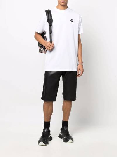 PHILIPP PLEIN chest logo-patch T-shirt outlook