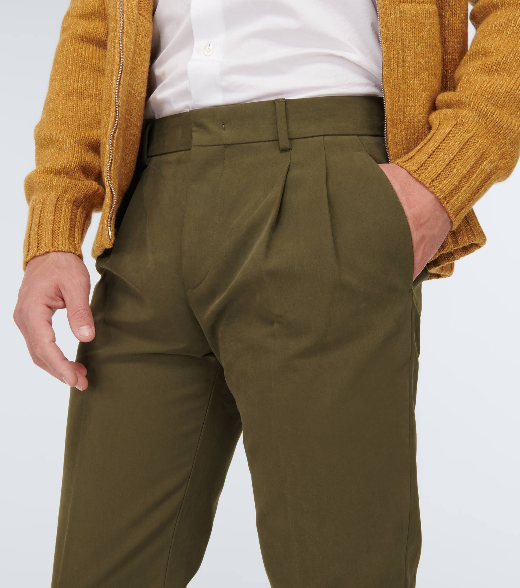 City straight cotton pants - 5