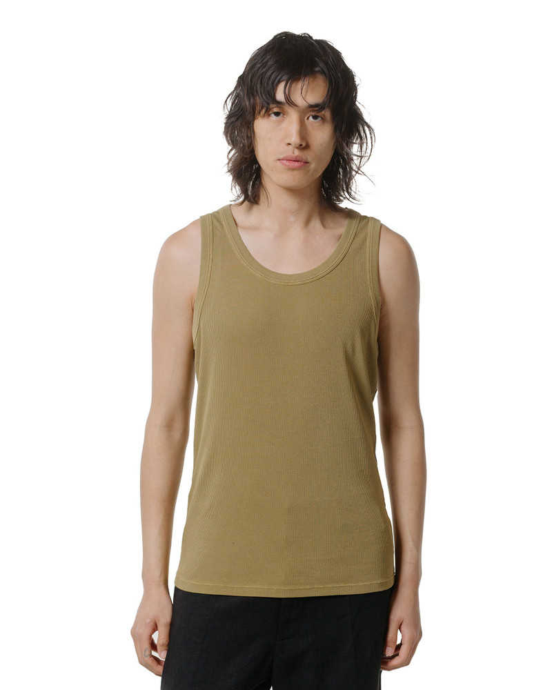 SUNFLOWER Rib Tank Top Khaki outlook