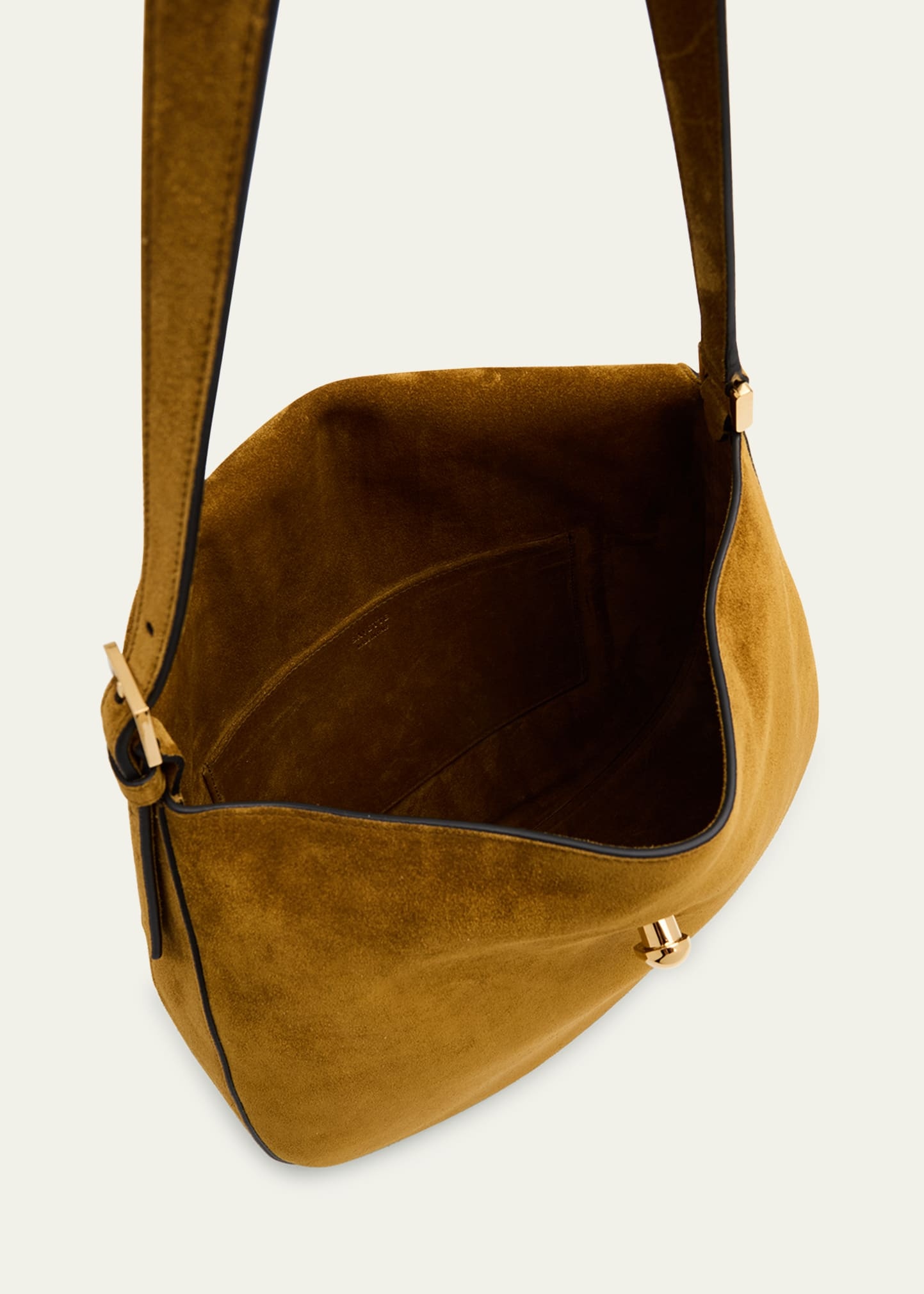 Tondo Large Suede Hobo Bag - 4
