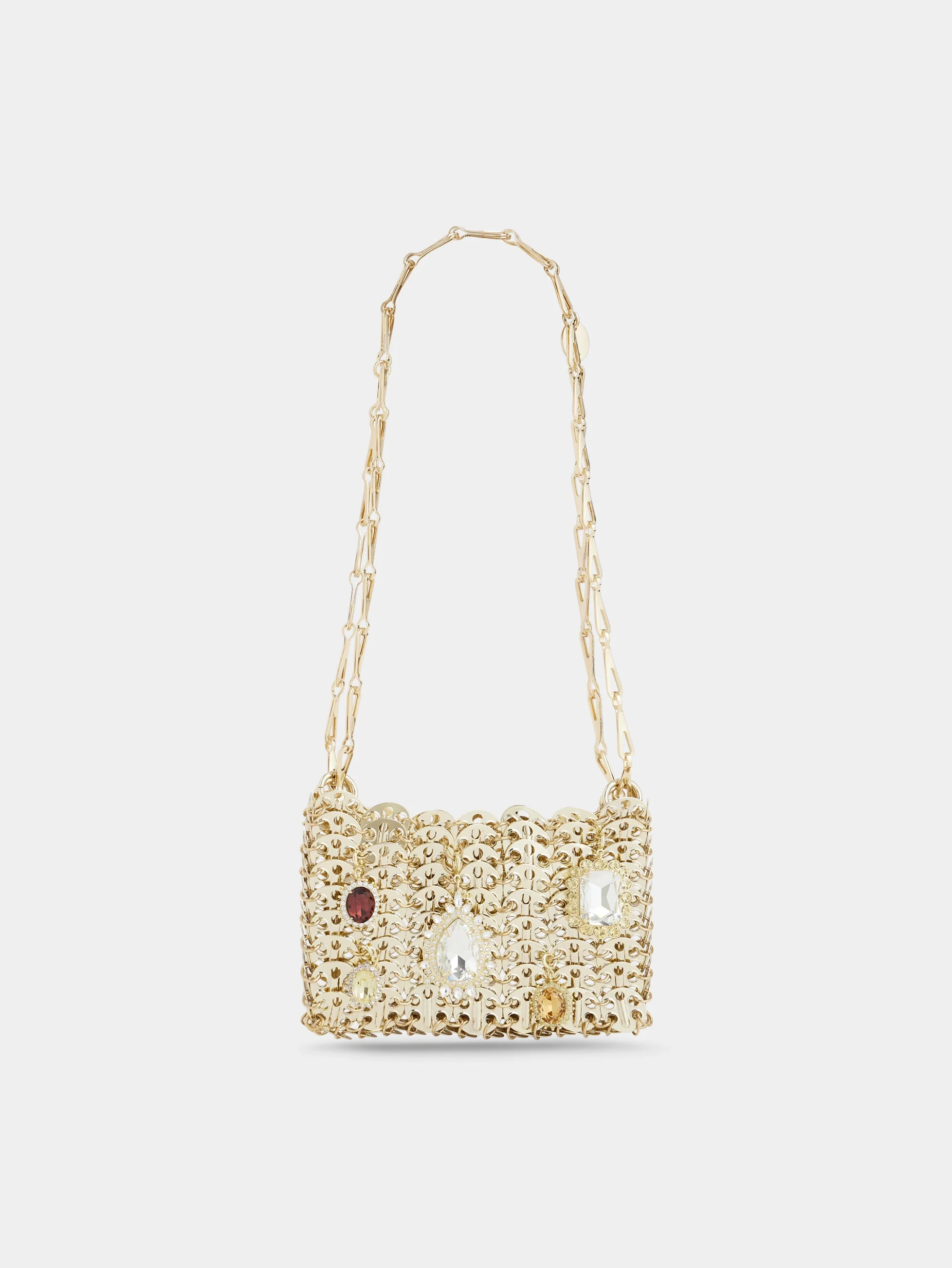 1969 GOLD NANO BAG WITH CHARMS - 1