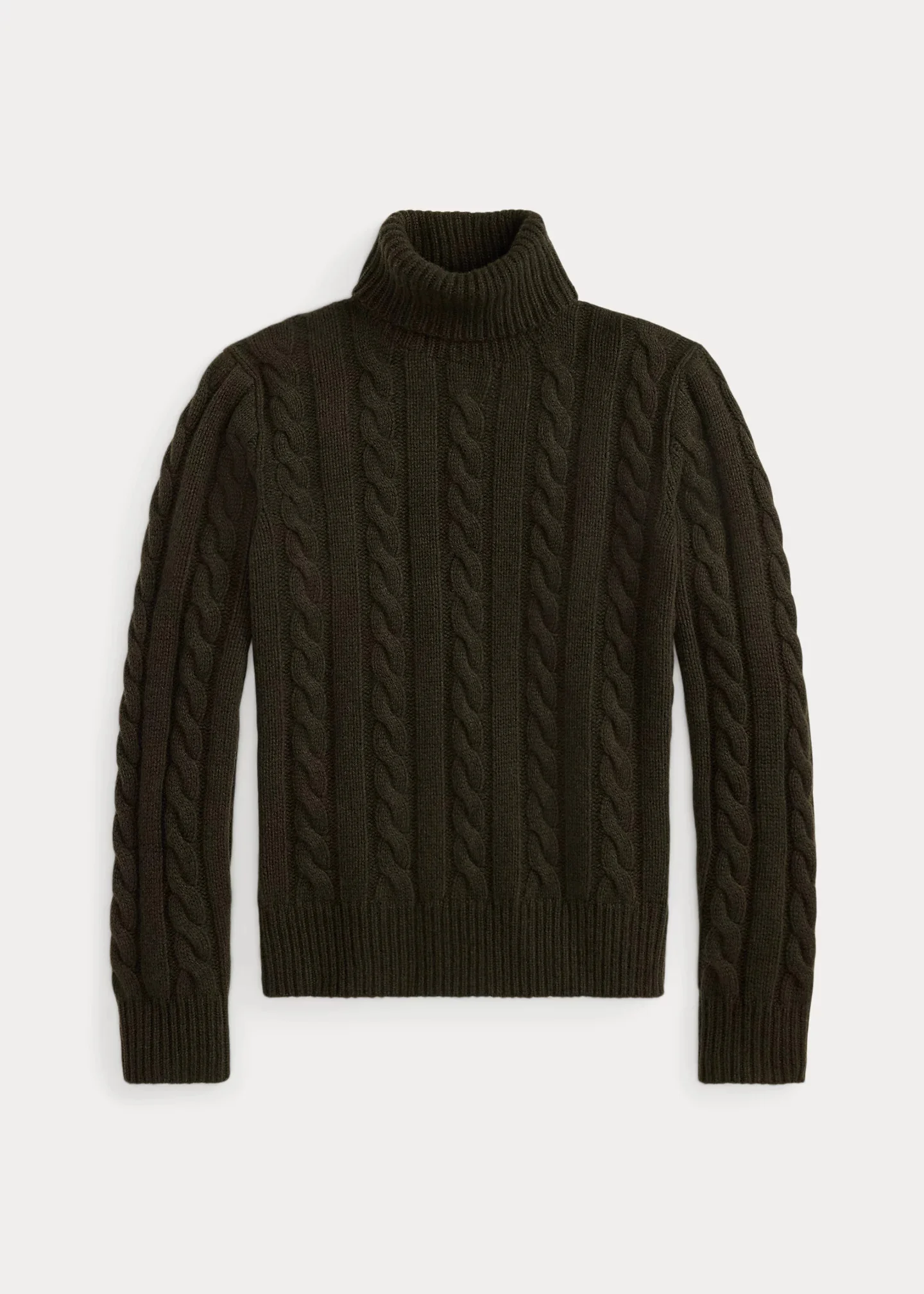 Cable-Knit Wool-Cashmere Sweater - 1