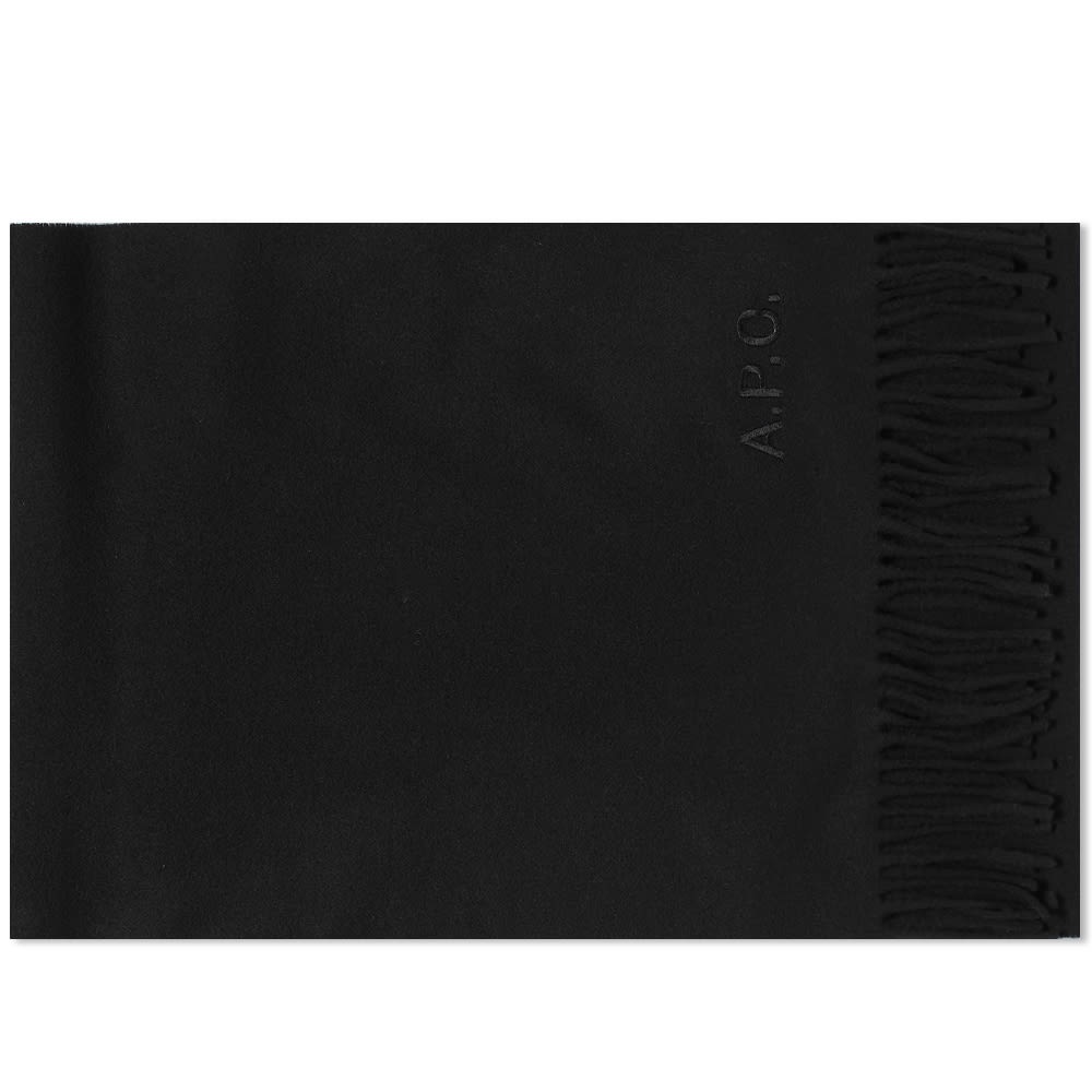 A.P.C. Ambroise Embroidered Scarf - 1