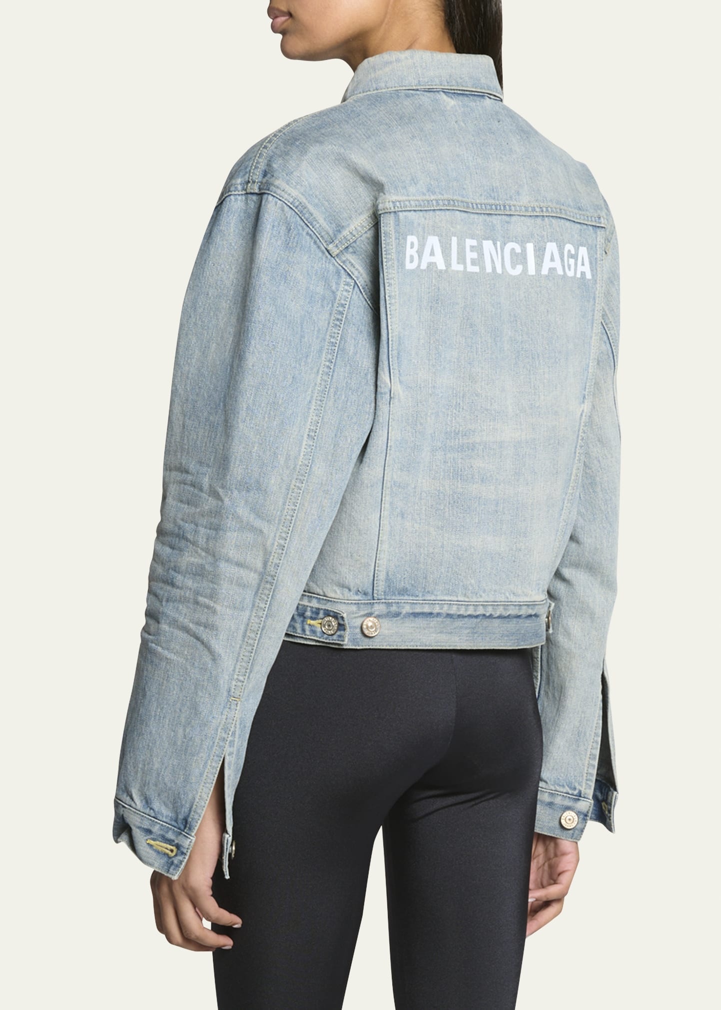 Logo Small Fit Denim Jacket - 3