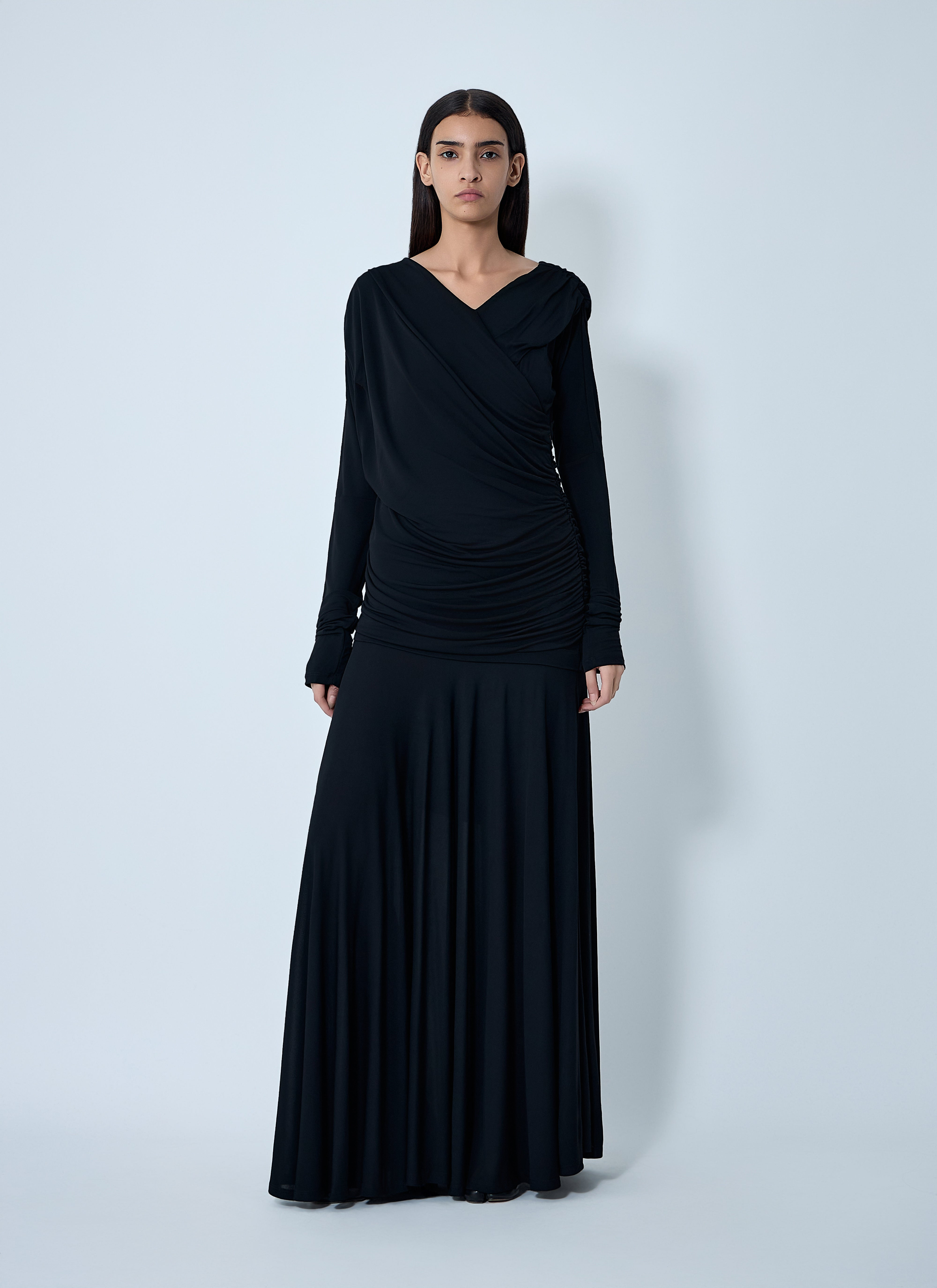 Ganni Women Ruched Maxi Dress - 2