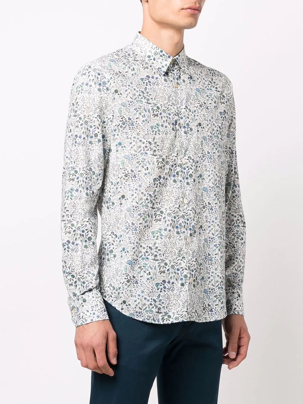 floral organic cotton shirt - 3