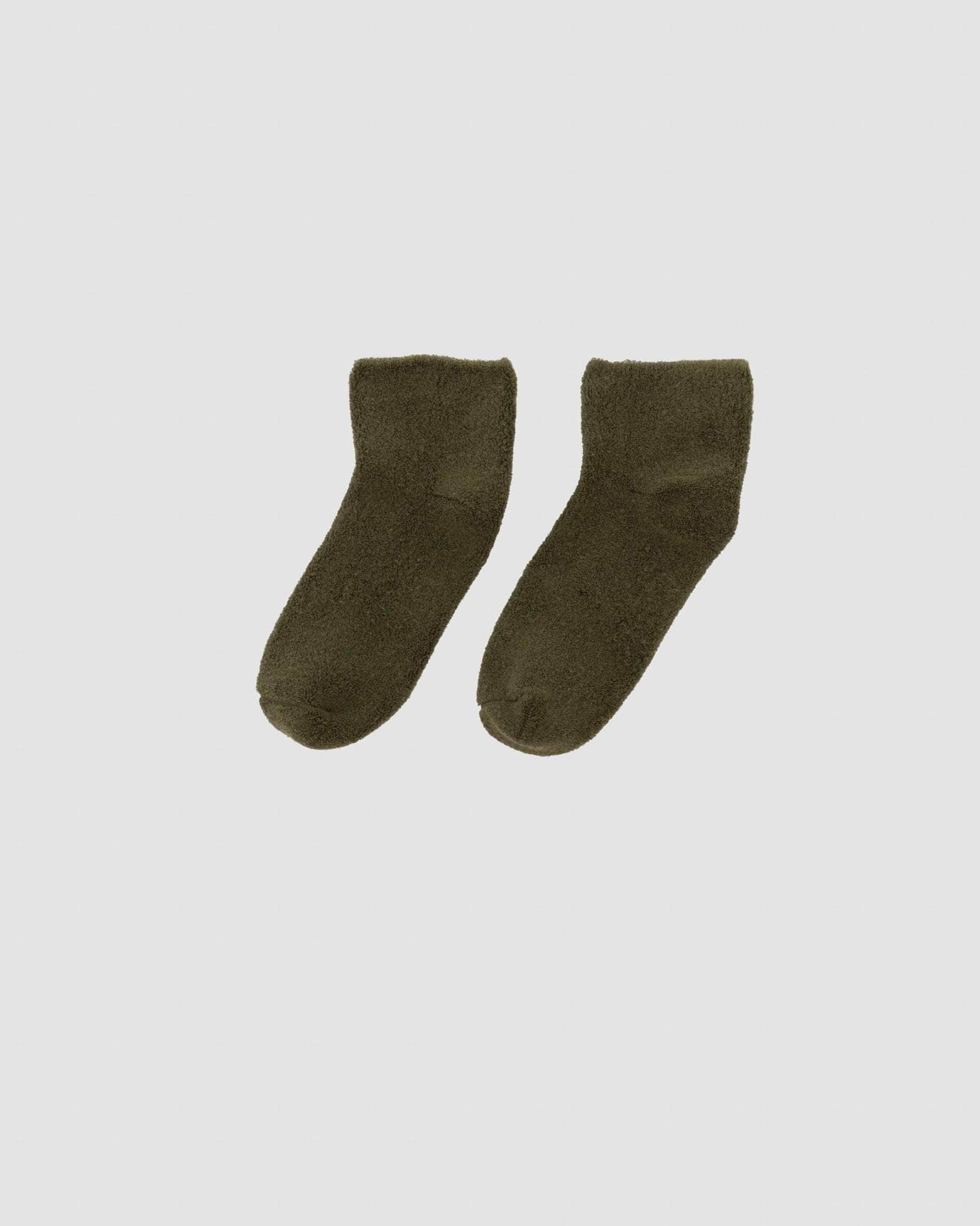 Buckle Ankle Socks - Textured Organic Cotton - 4