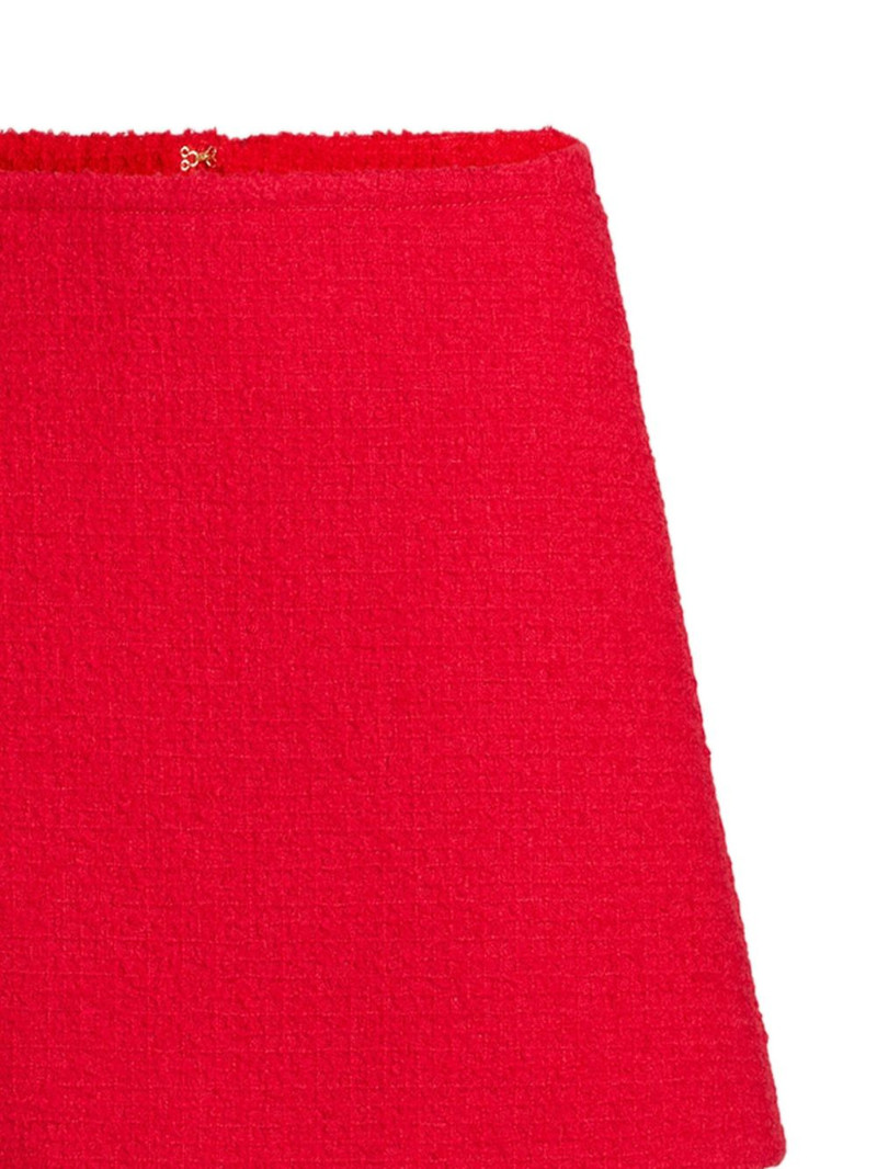 PATOU tweed A-line mini skirt outlook