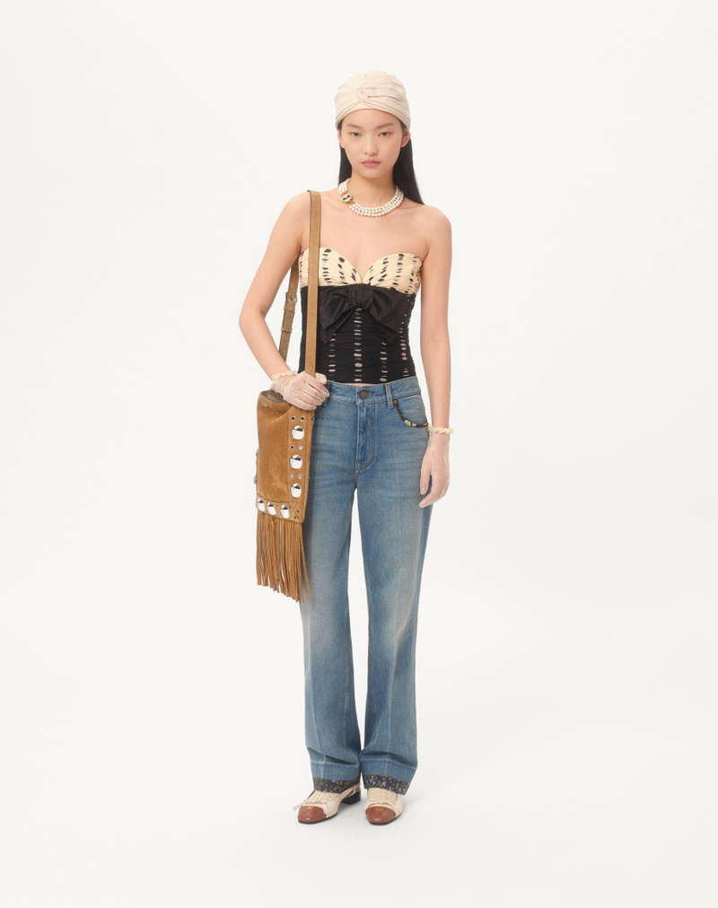 Valentino CHIFFON TOP WITH PLUSDEPOIS PRINT outlook