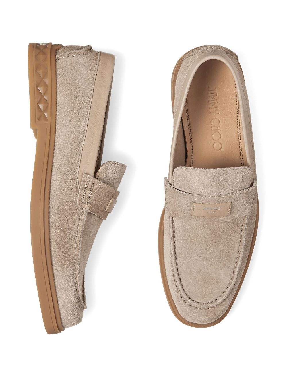 Josh Driver suede penny loafers - 4