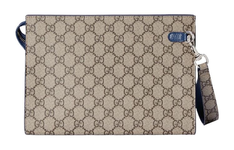 Gucci Pouch With GG Detail 'Beige Ebony Supreme' 768255-FACQC-9751 - 4