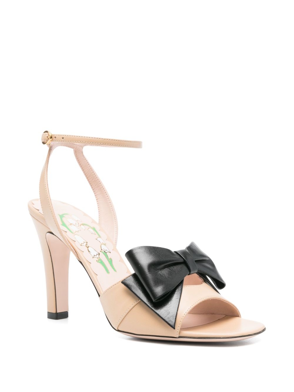 95mm bow-embellished sandals - 2