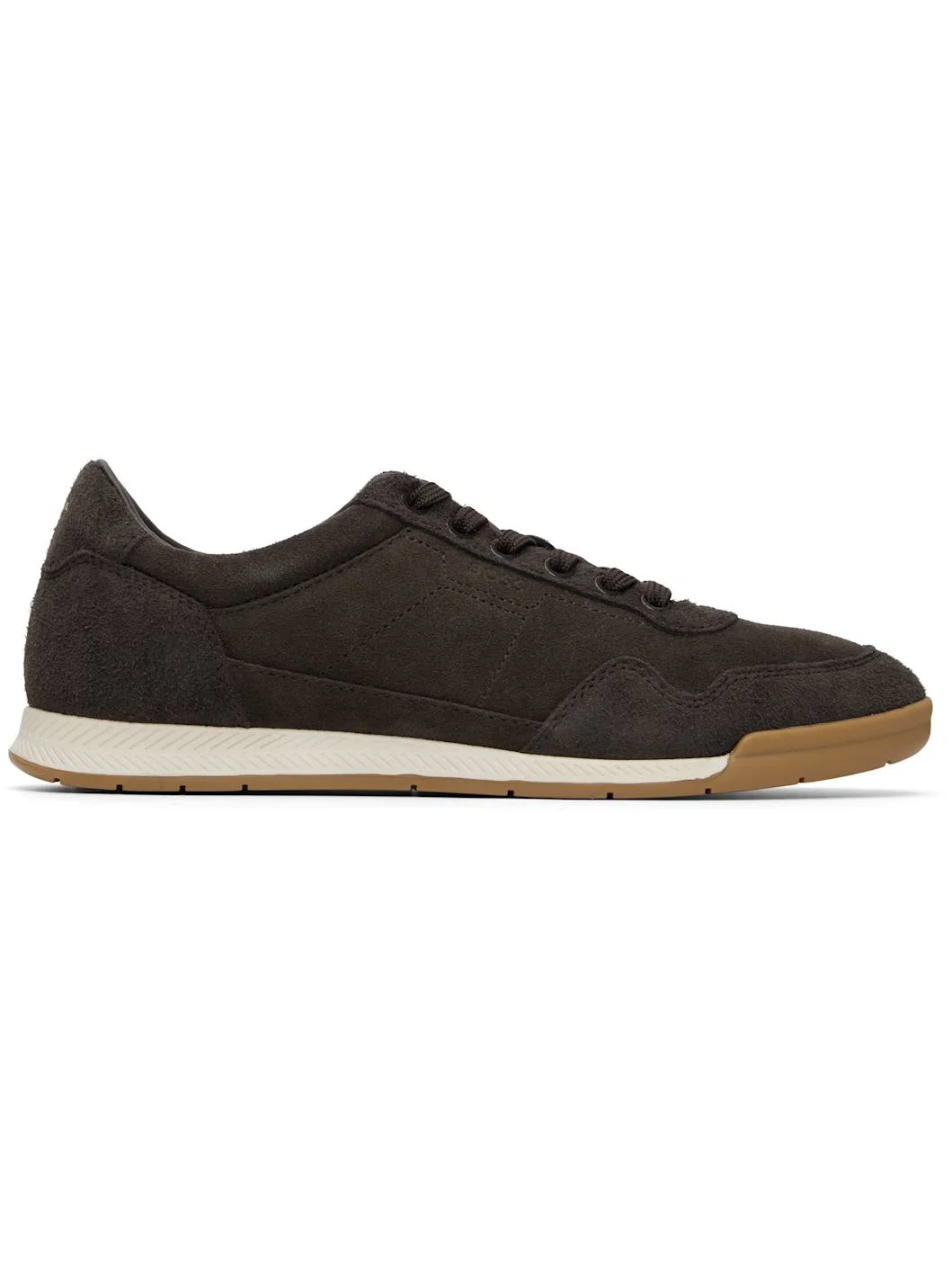 Brown Suede Sneakers - 1