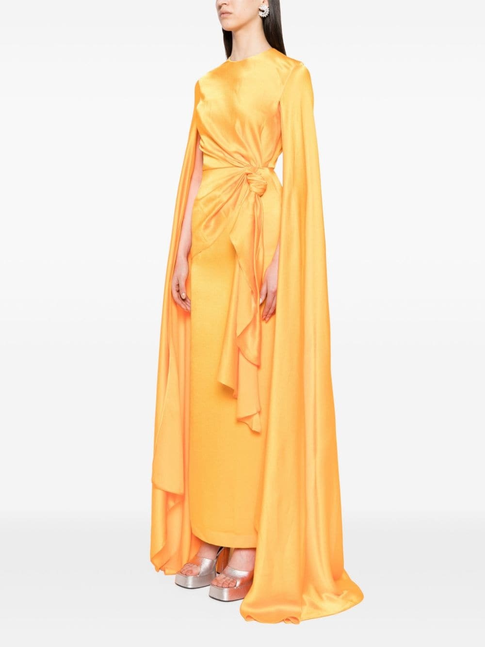 The Elya satin maxi dress - 3