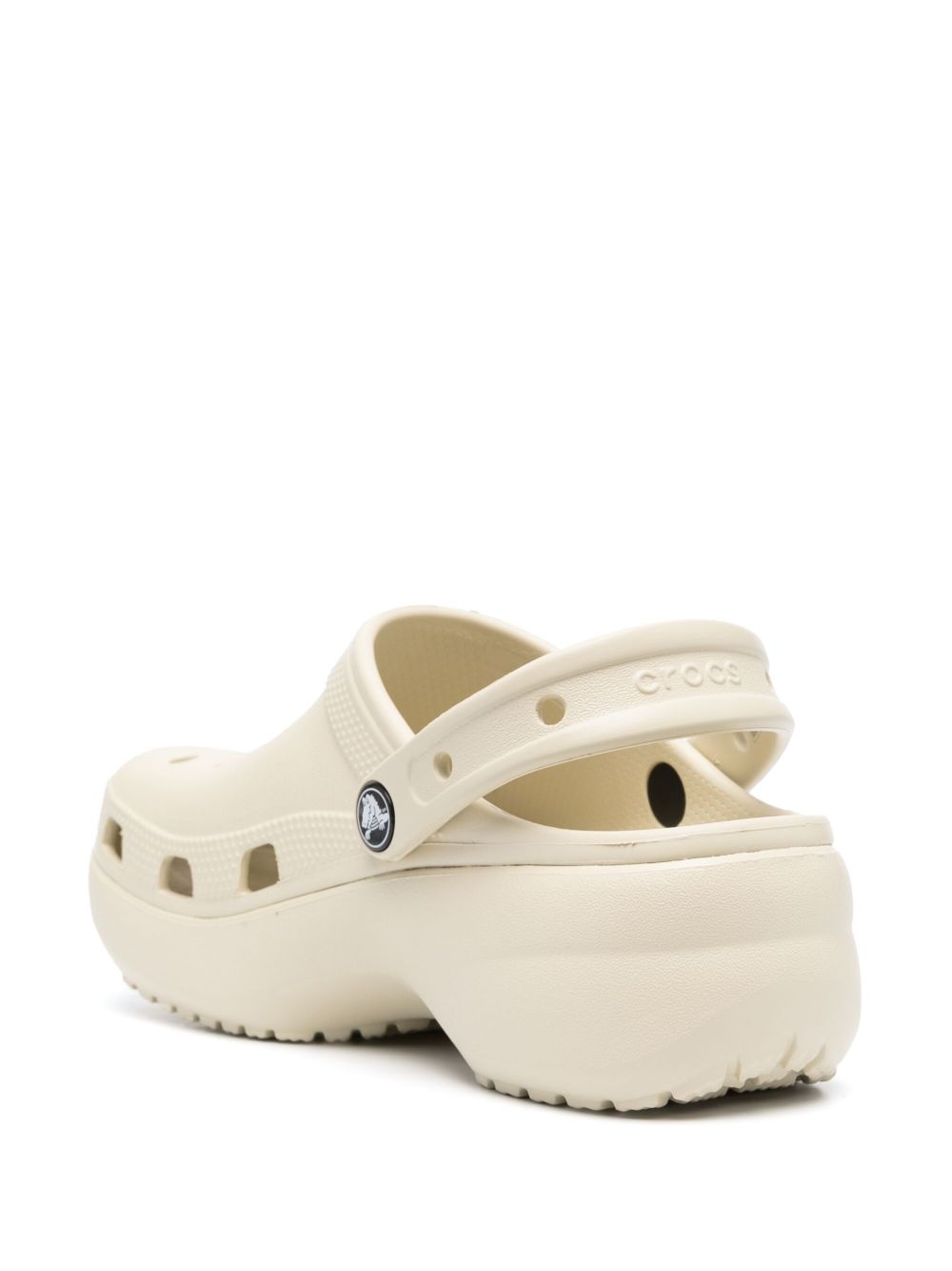 logo-plaque platform clogs - 3