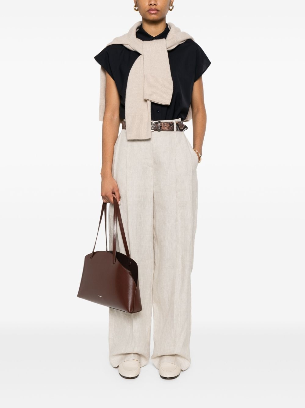 linen trousers - 2