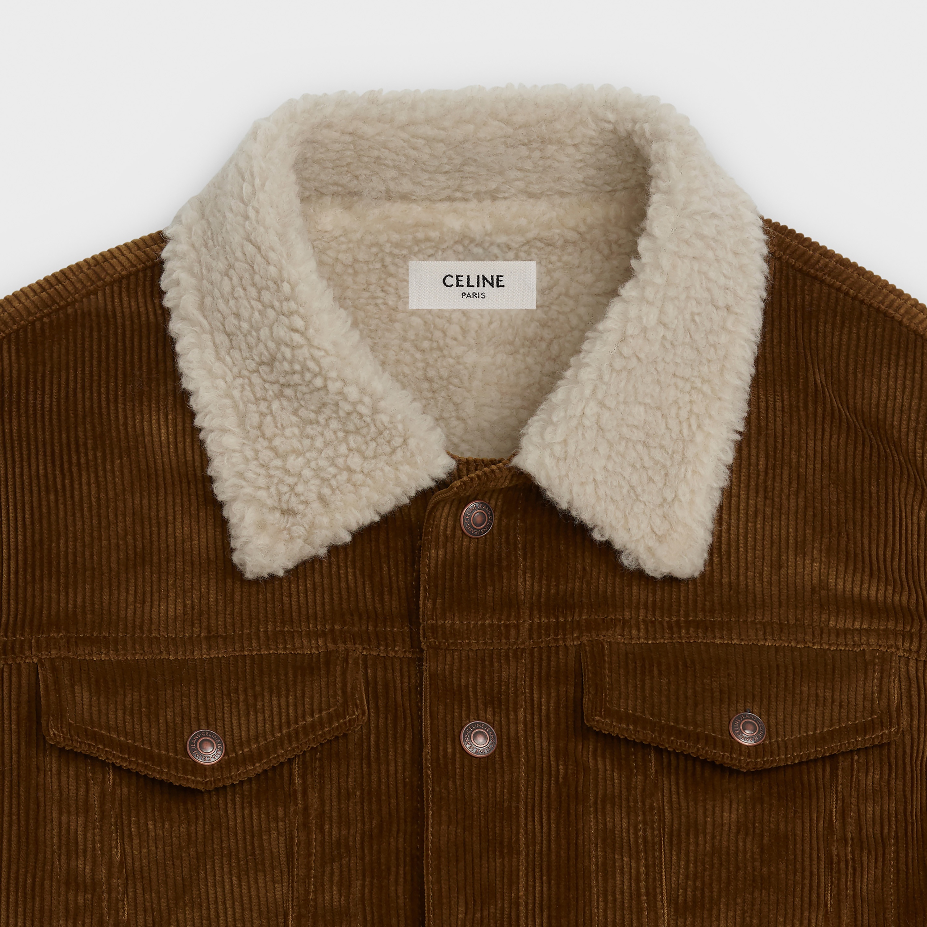 CELINE TRUCKER JACKET IN CORDUROY - 3