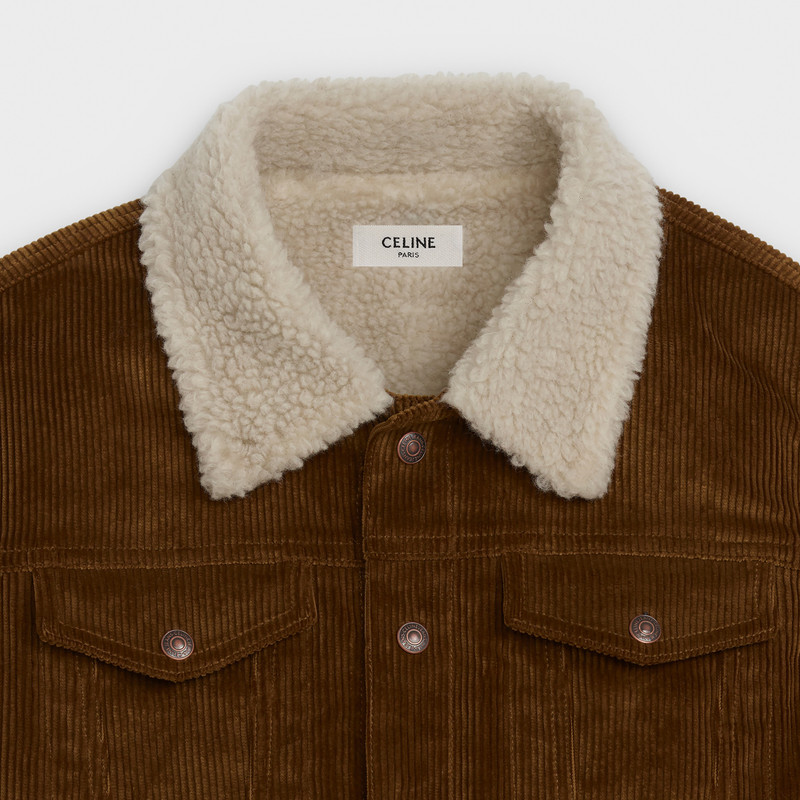CELINE TRUCKER JACKET IN CORDUROY 3