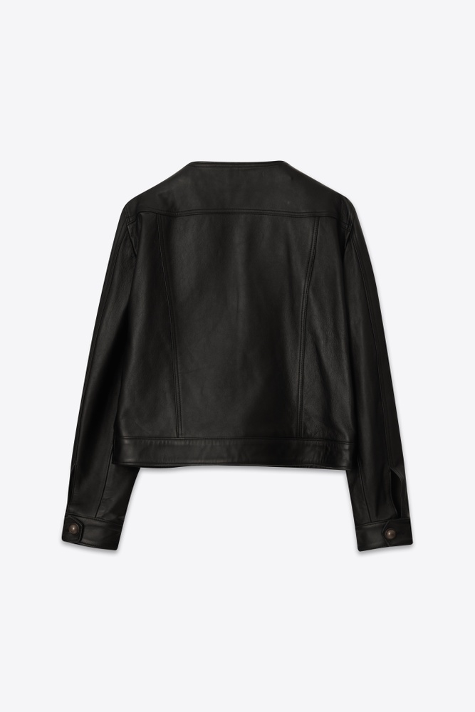 LEATHER JACKET 96 BLACK - 4