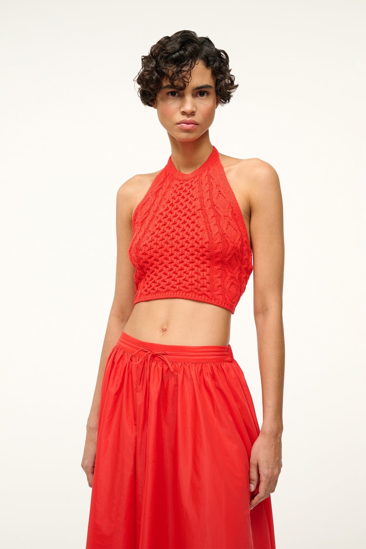 STAUD LORI TOP RED ROSE - 2