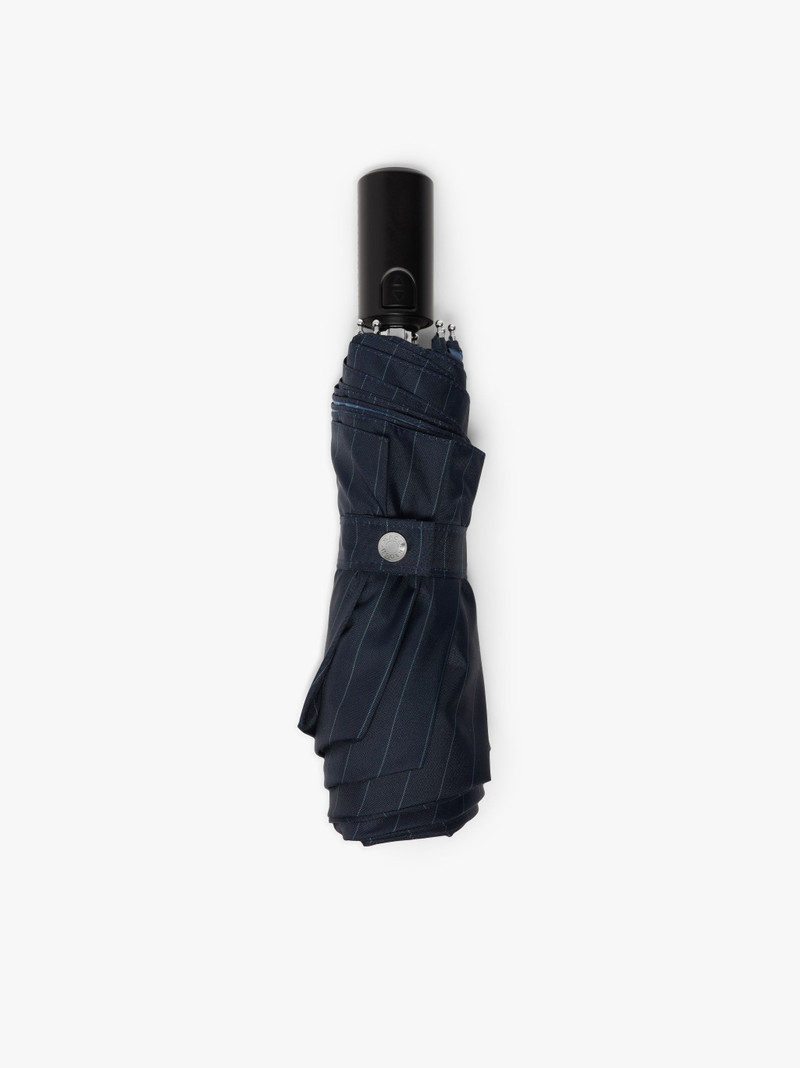 AYR NAVY PINSTRIPE AUTOMATIC TELESCOPIC UMBRELLA | ACC-027 1