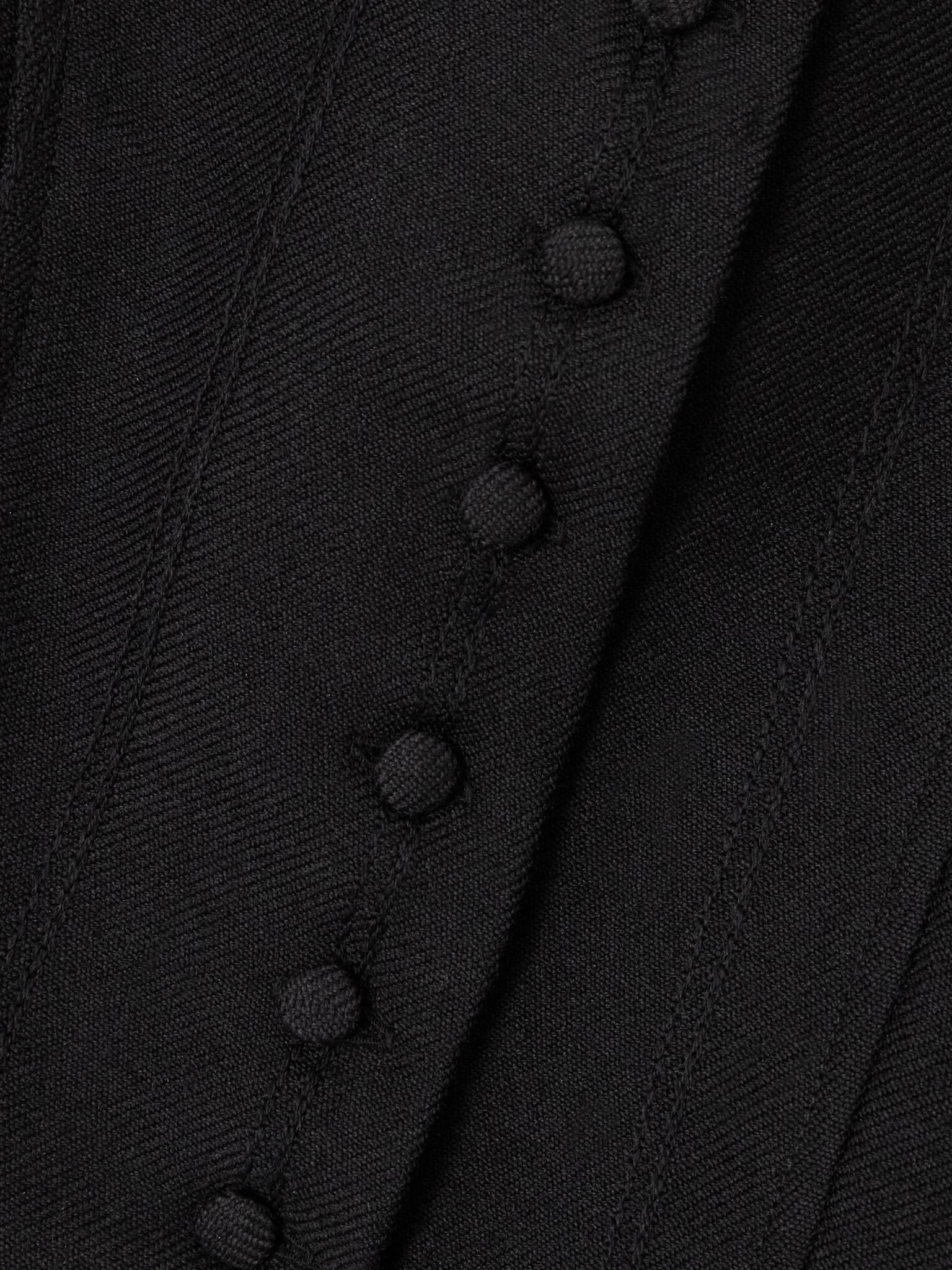 Amoako wool-twill jacket Black - 4