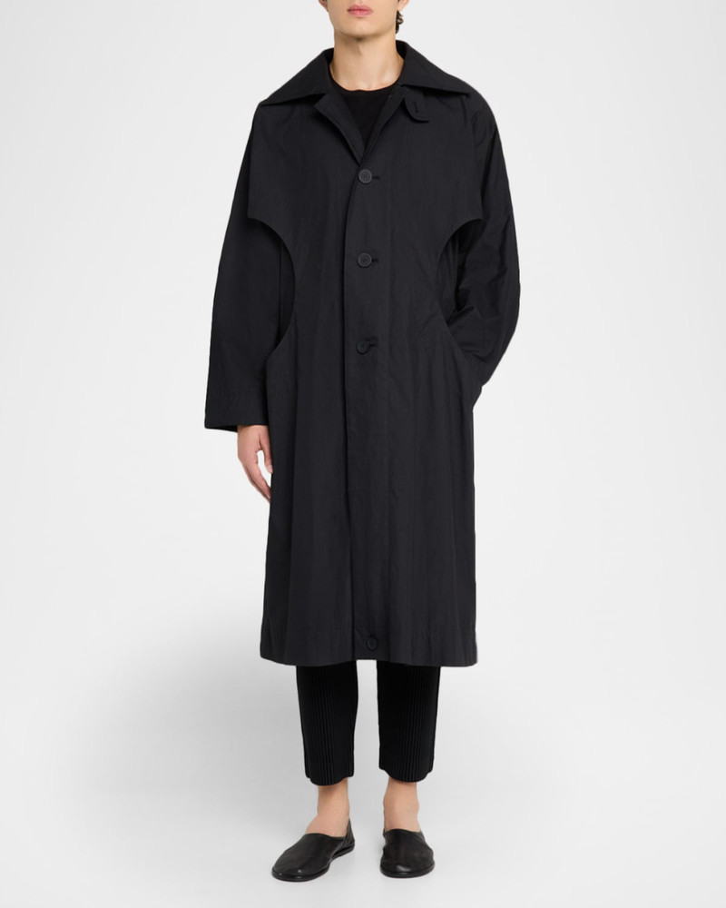 ISSEY MIYAKE Men's Cavity Long Coat outlook