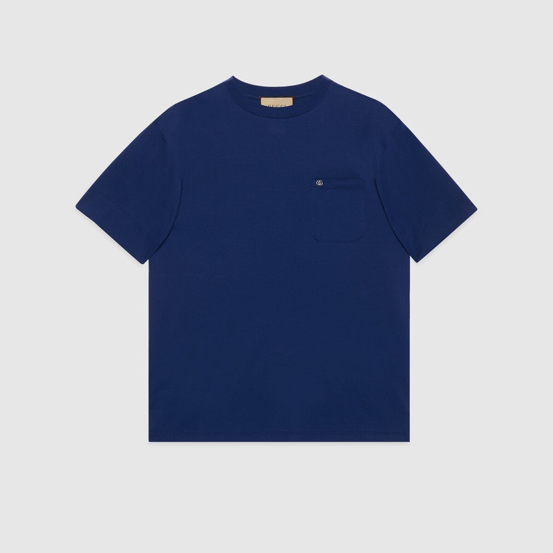 Cotton jersey T-shirt with Double G 1