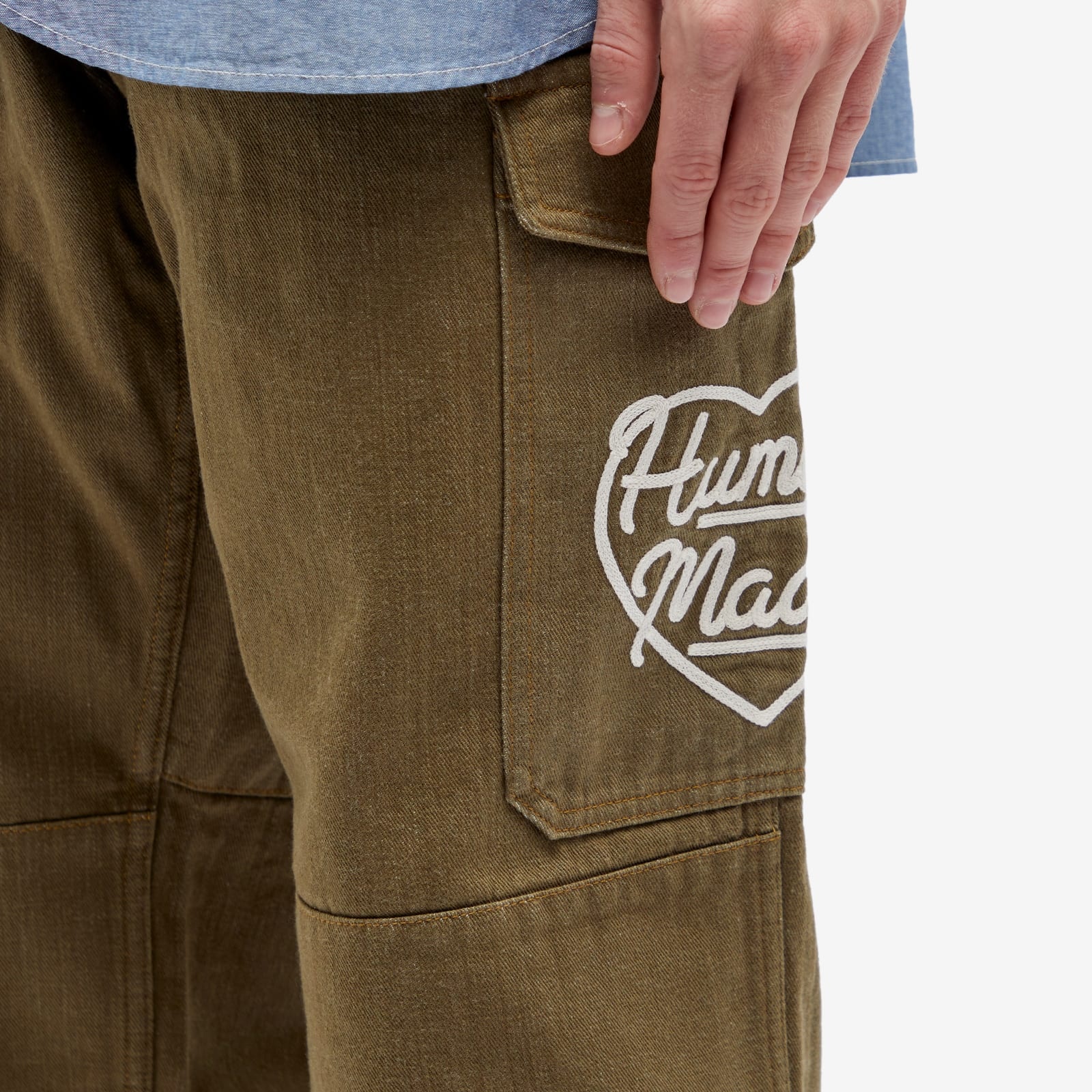 Human Made Military Denim Cargo Pant - 5