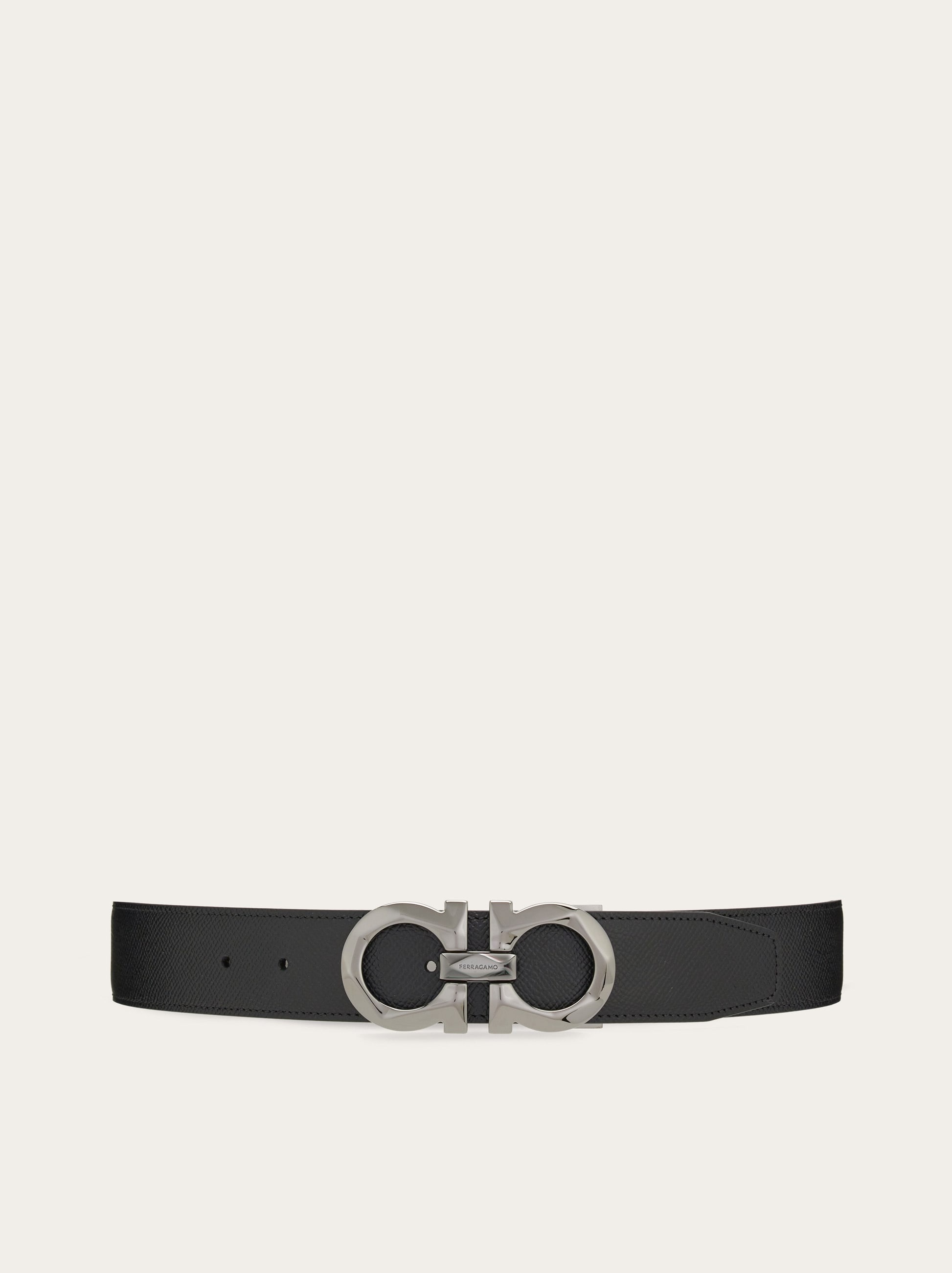 Reversible and adjustable Gancini belt - 1