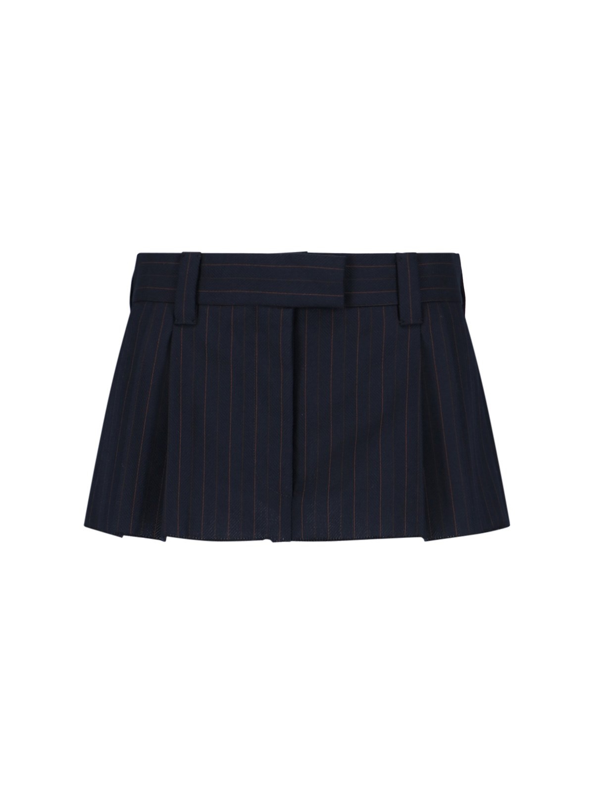 PINSTRIPE MINI SKIRT - 1