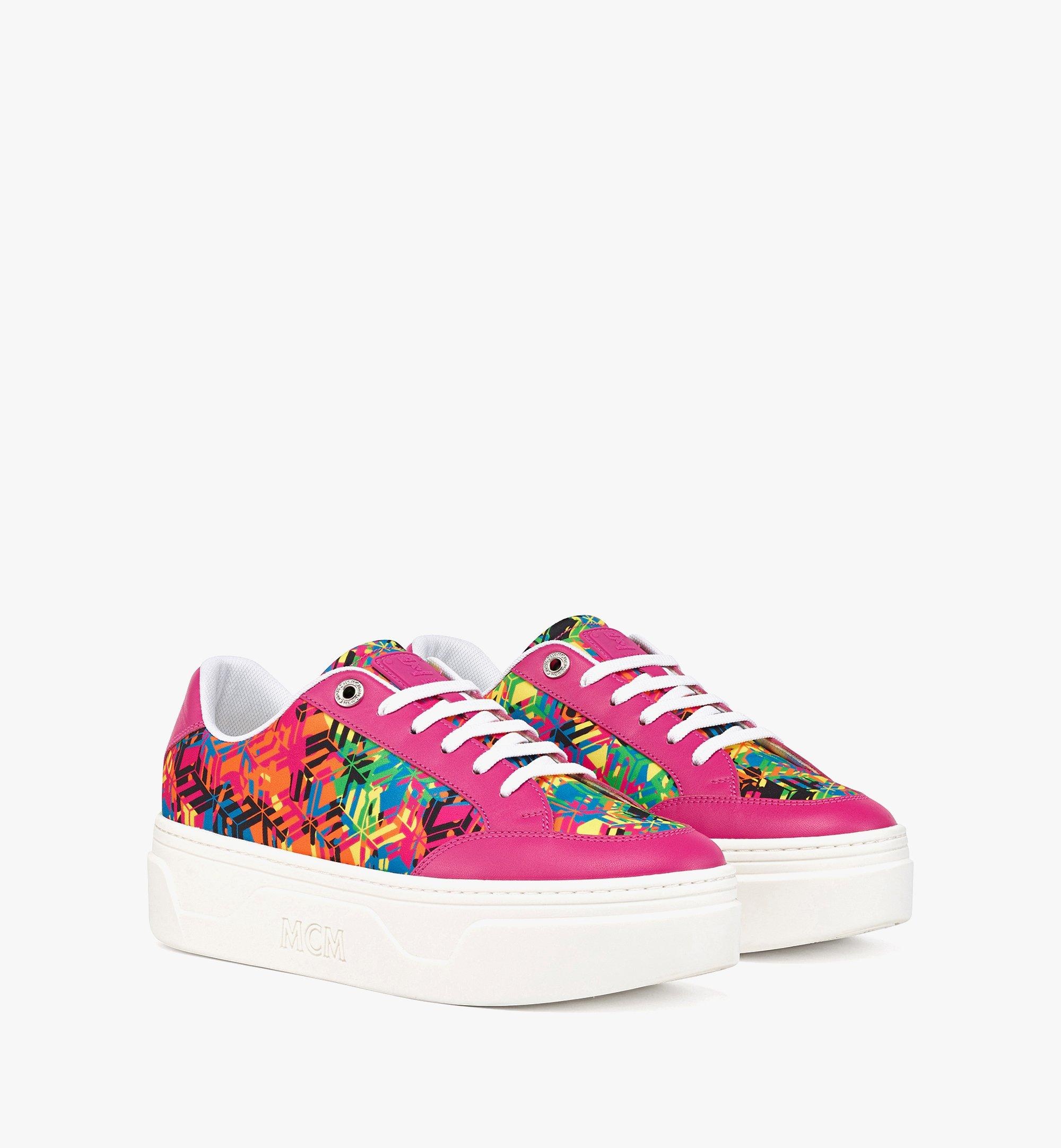 Women’s Skyward Platform Sneakers in Cubic Camouflage ECONYL® - 1