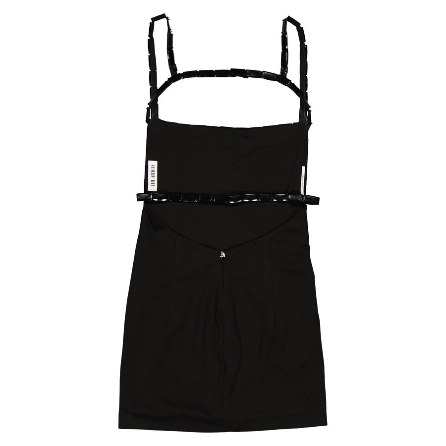 The Attico Ladies Black Rue Black Mini Dress - 7