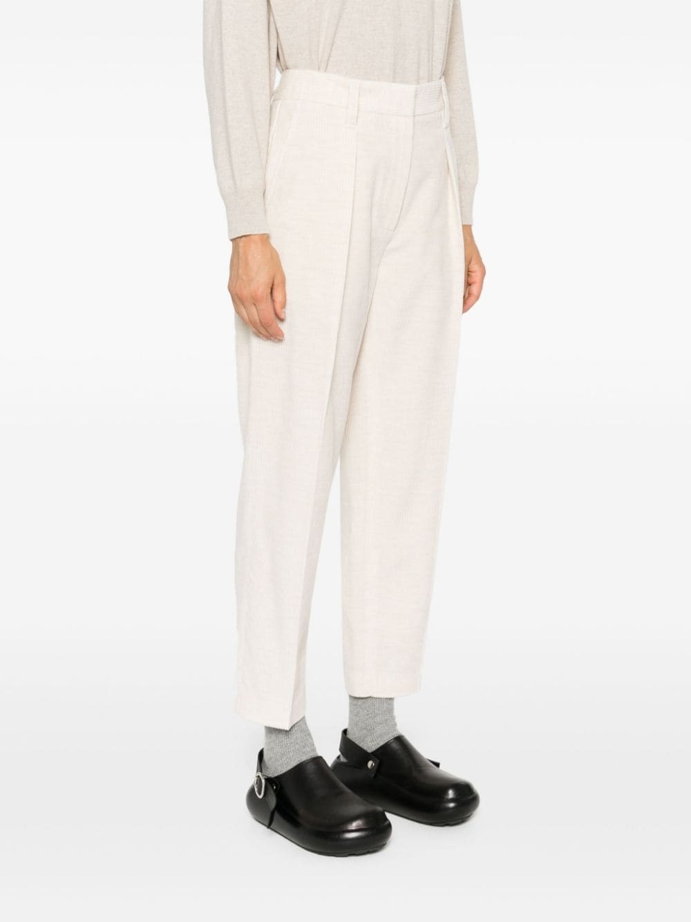 Monili-detail trousers - 3
