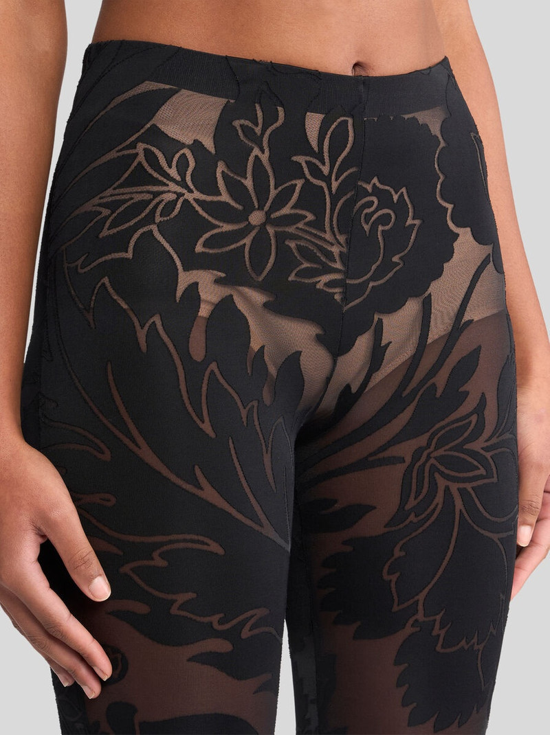 Etro BURNOUT STRETCH JERSEY FLARED TROUSERS outlook