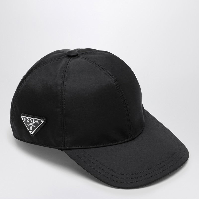 Prada Black Re-Nylon Baseball Cap Women - 2