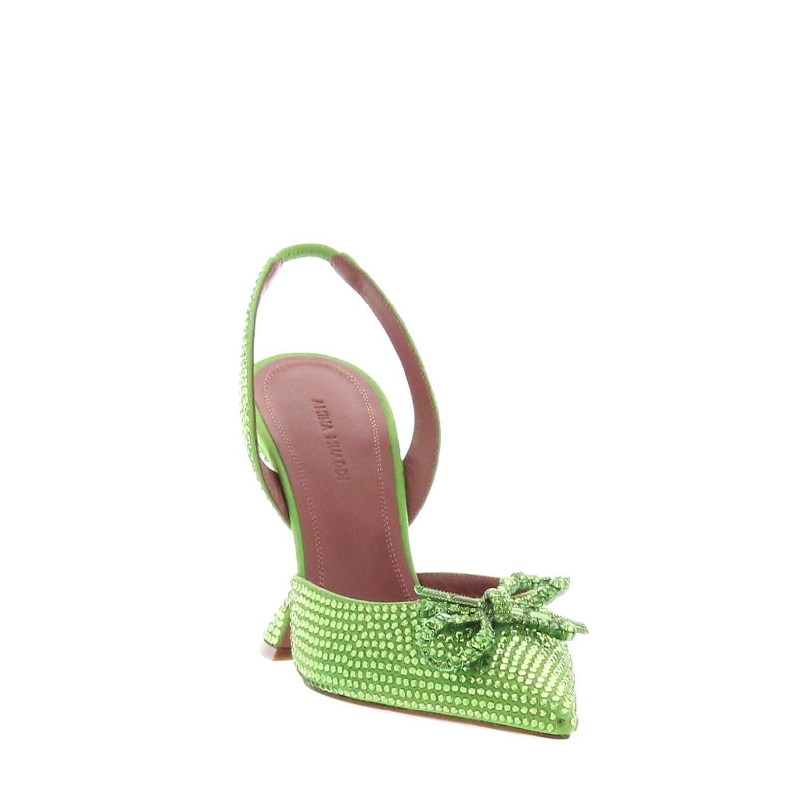 Amina Muaddi – Rosie Crystal Green - 2