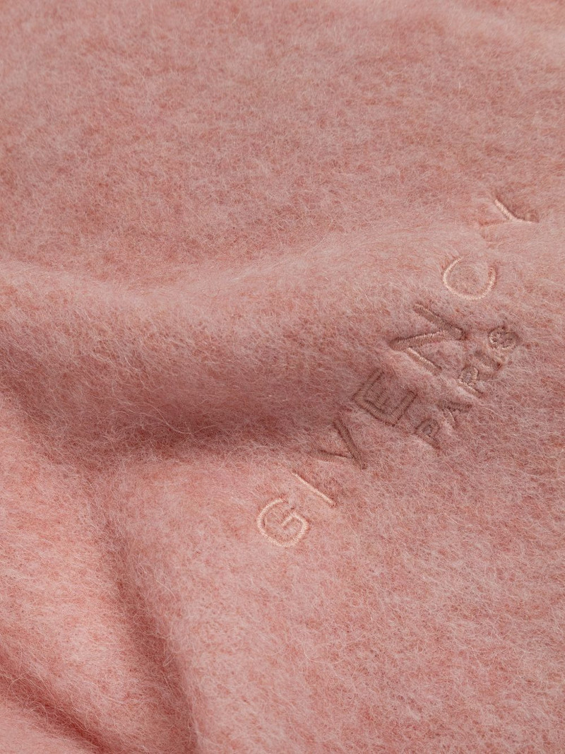 Givenchy fringed logo scarf outlook