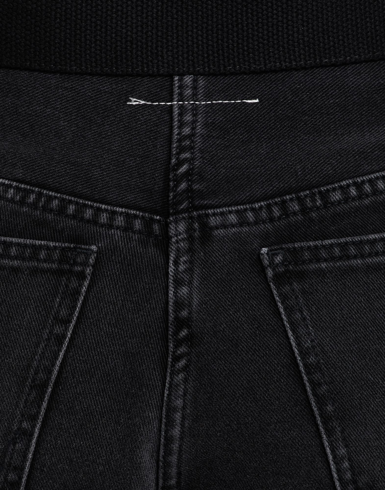 Buckled belt jeans - 6