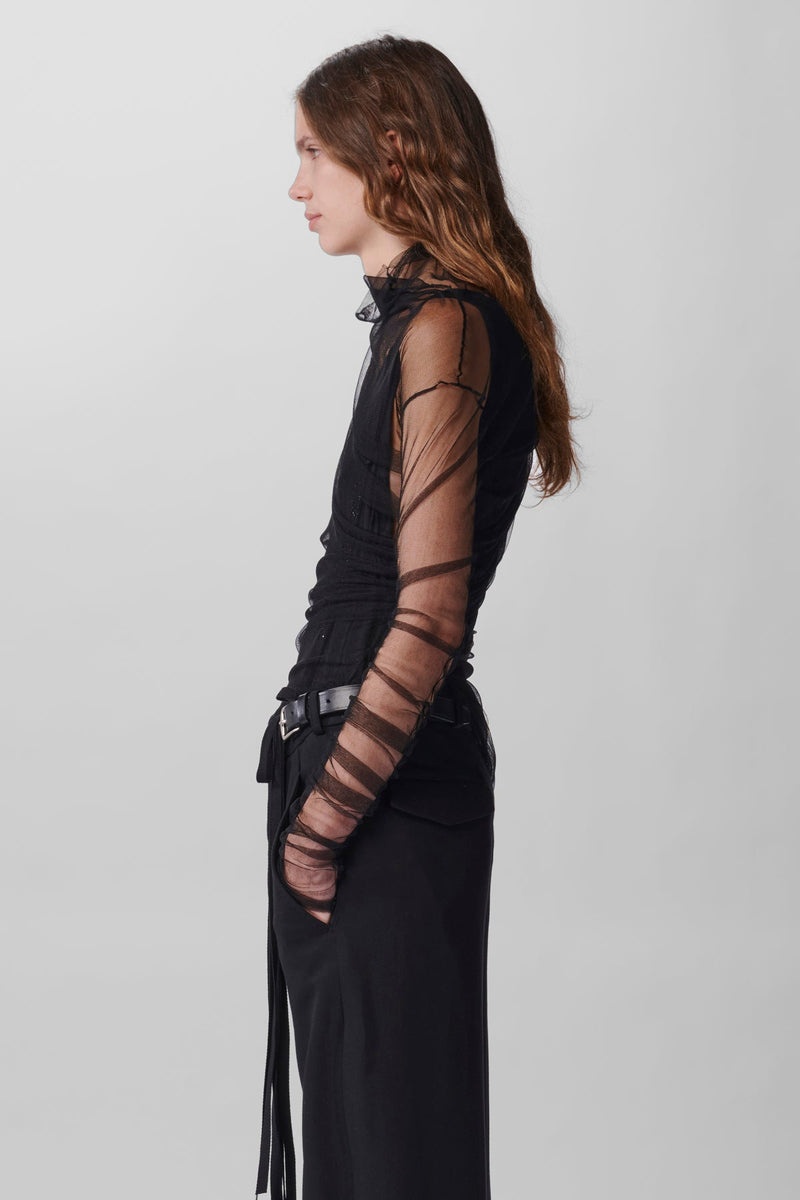 Tatiana Standard Long Twist Top Silk Tulle - 2