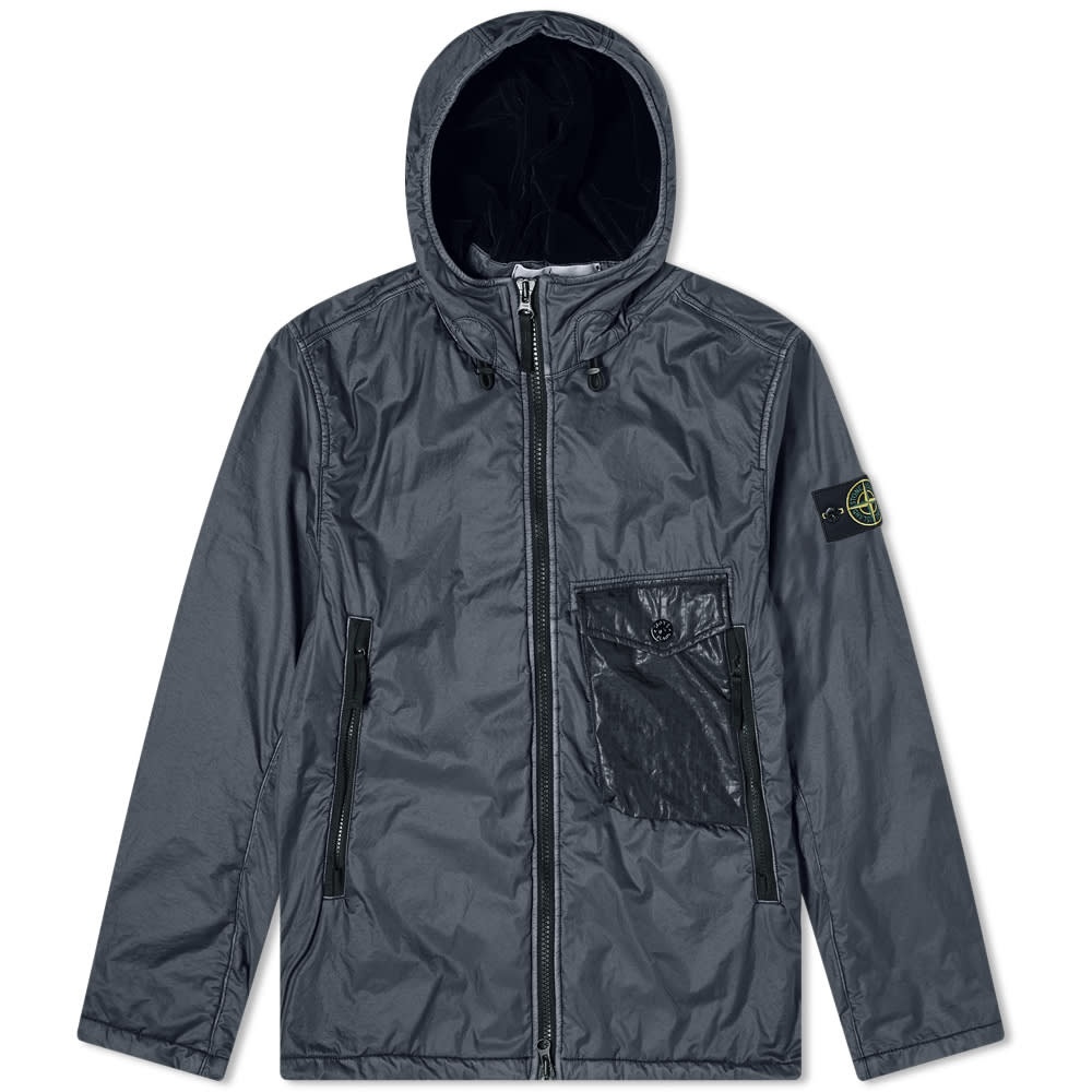 Stone Island Lamy Flock Hooded Jacket - 1