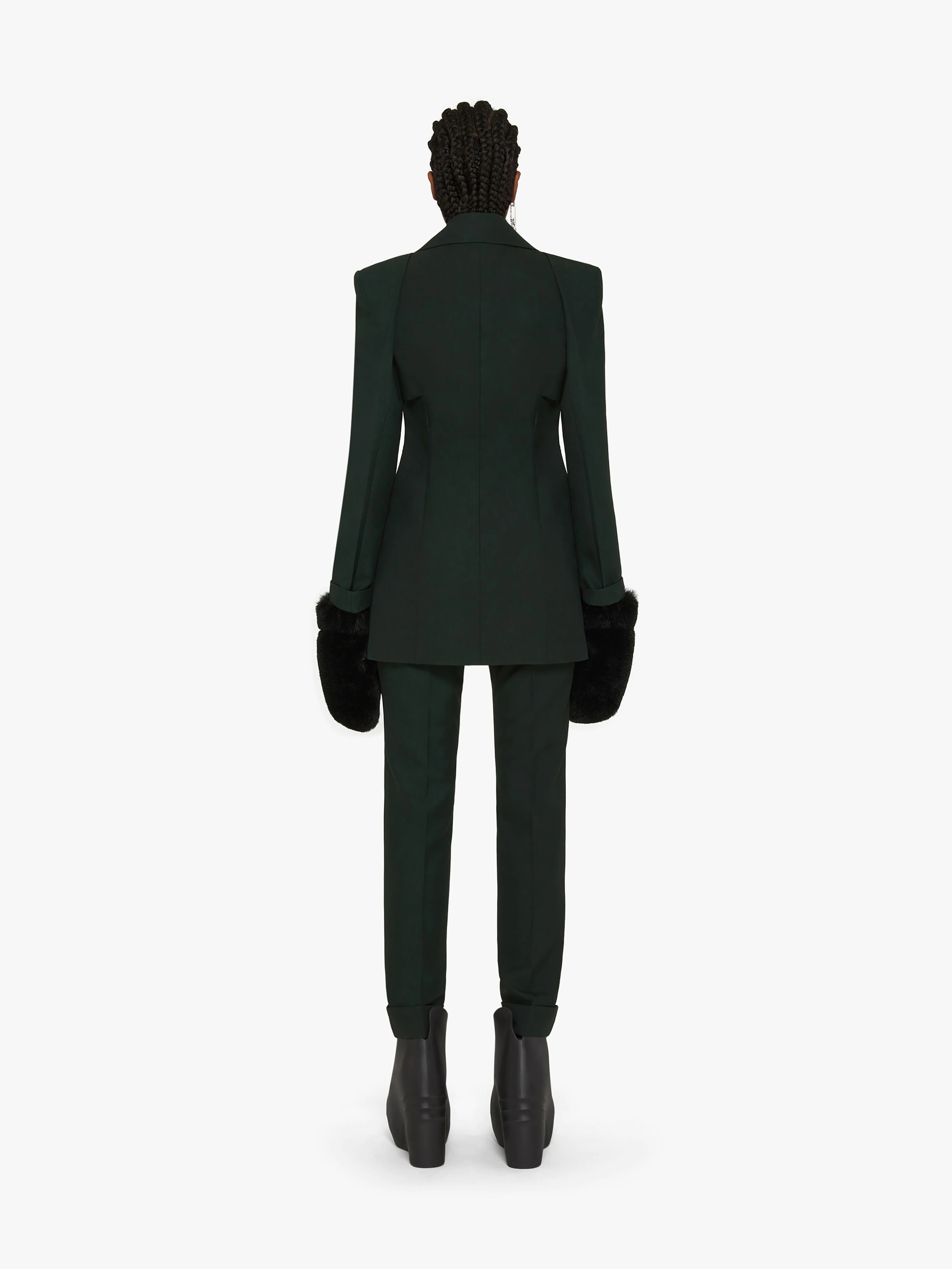 SLIM FIT PANTS IN LIGHTWEIGHT WOOL - 4